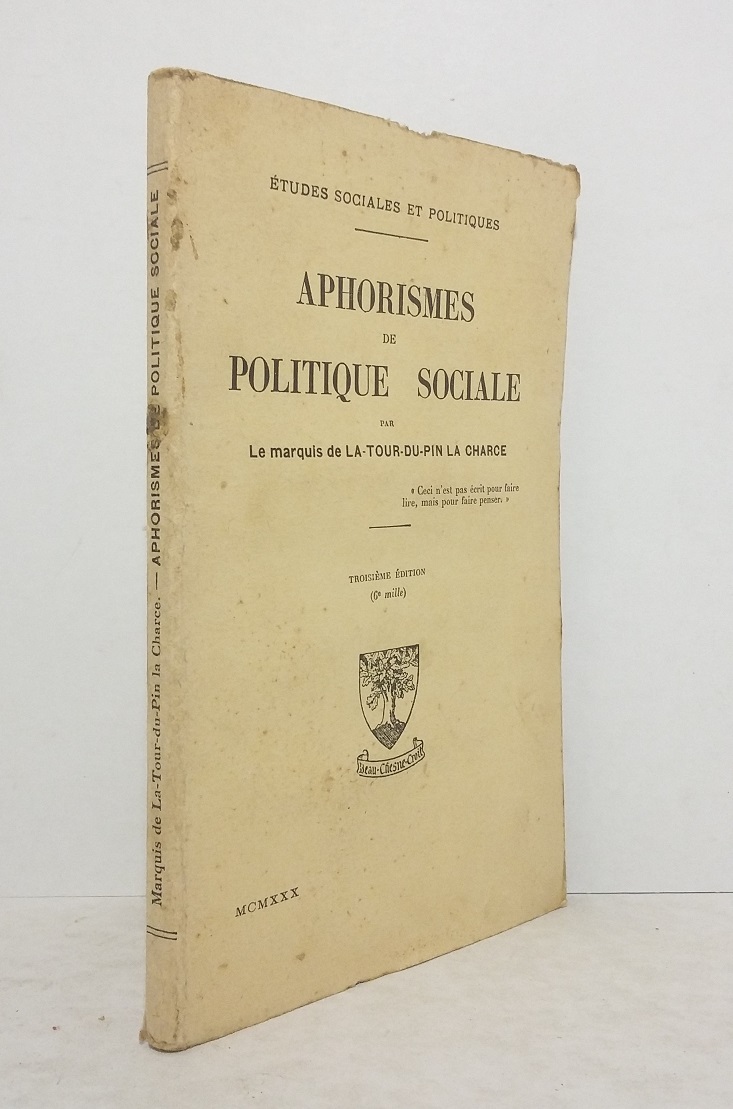 Aphorismes de politique sociale