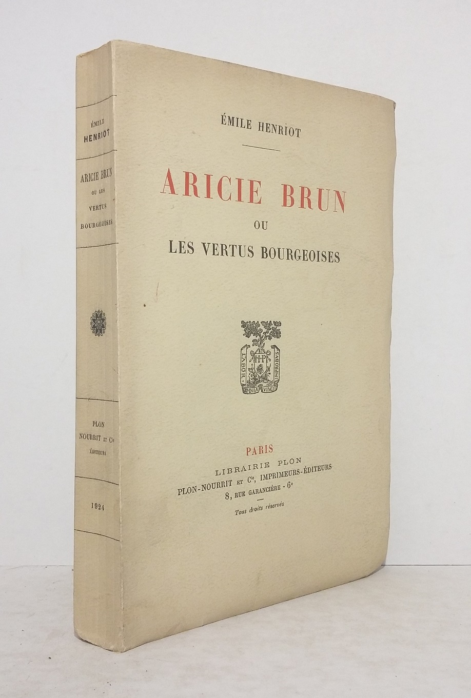 Aricie Brun ou les vertus bourgeoises (Mœurs d'autrefois)