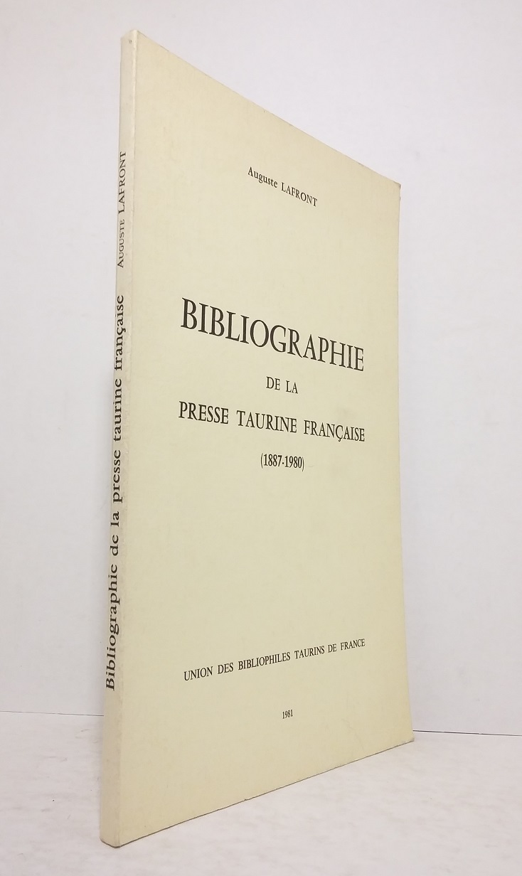 Bibliographie de la presse taurine française (1887-1980)