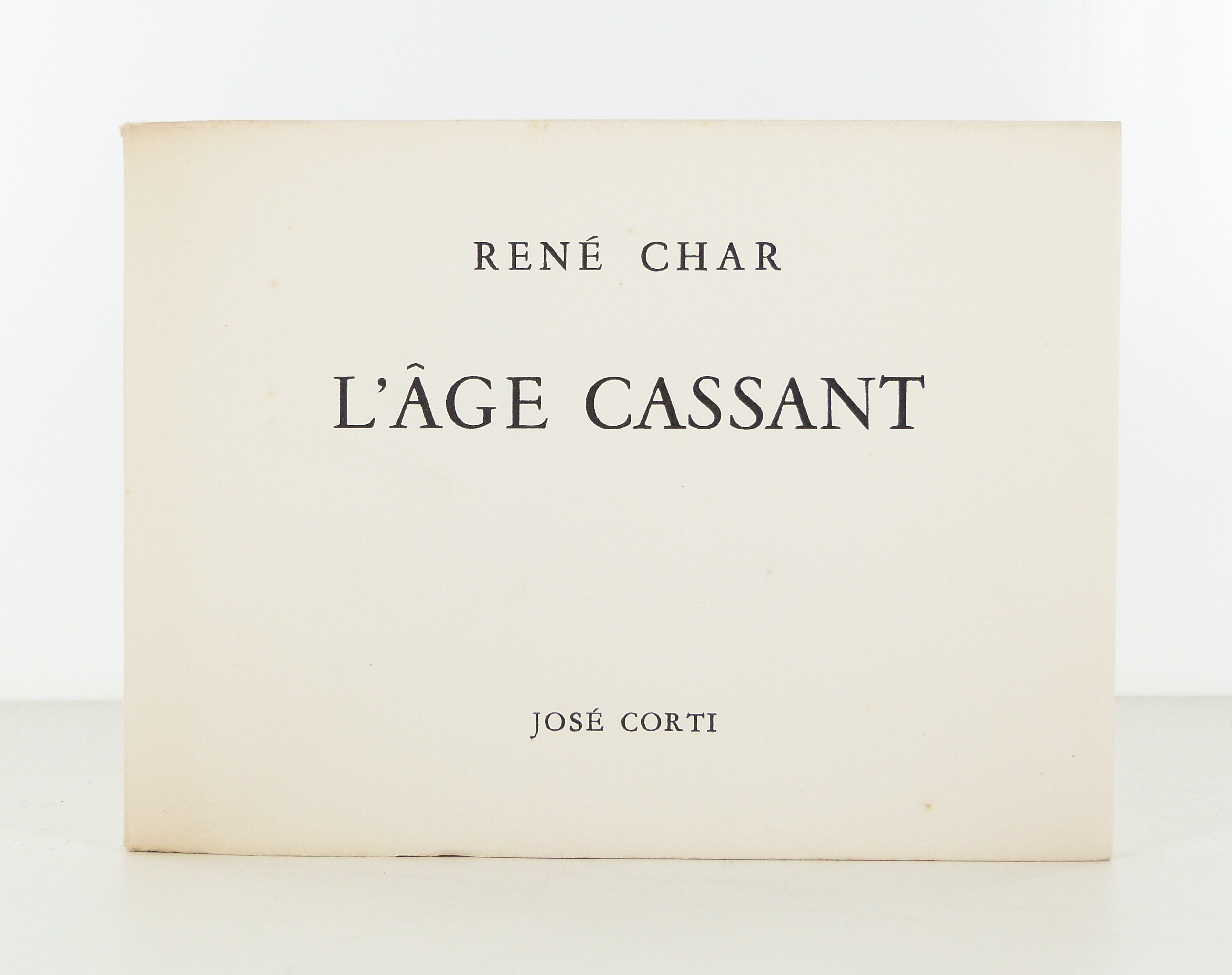 L'âge cassant