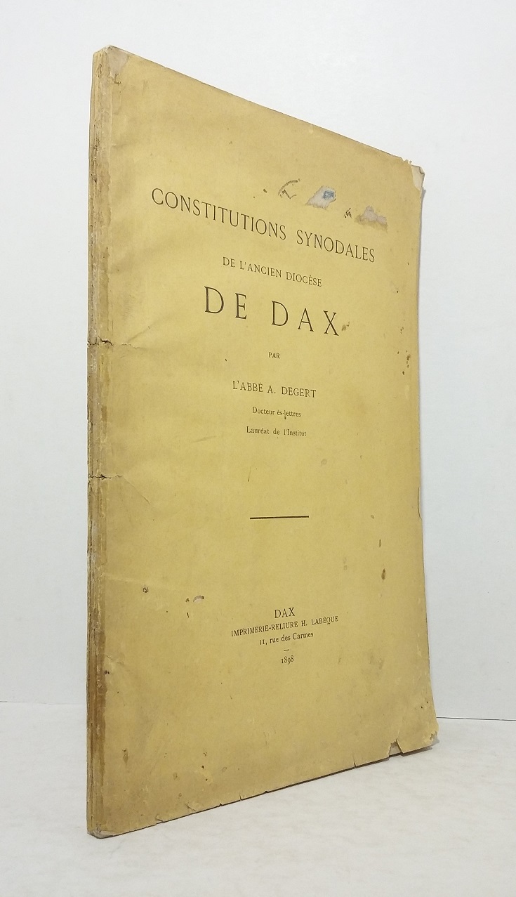 Constitutions synodales de l'ancien diocèse de Dax