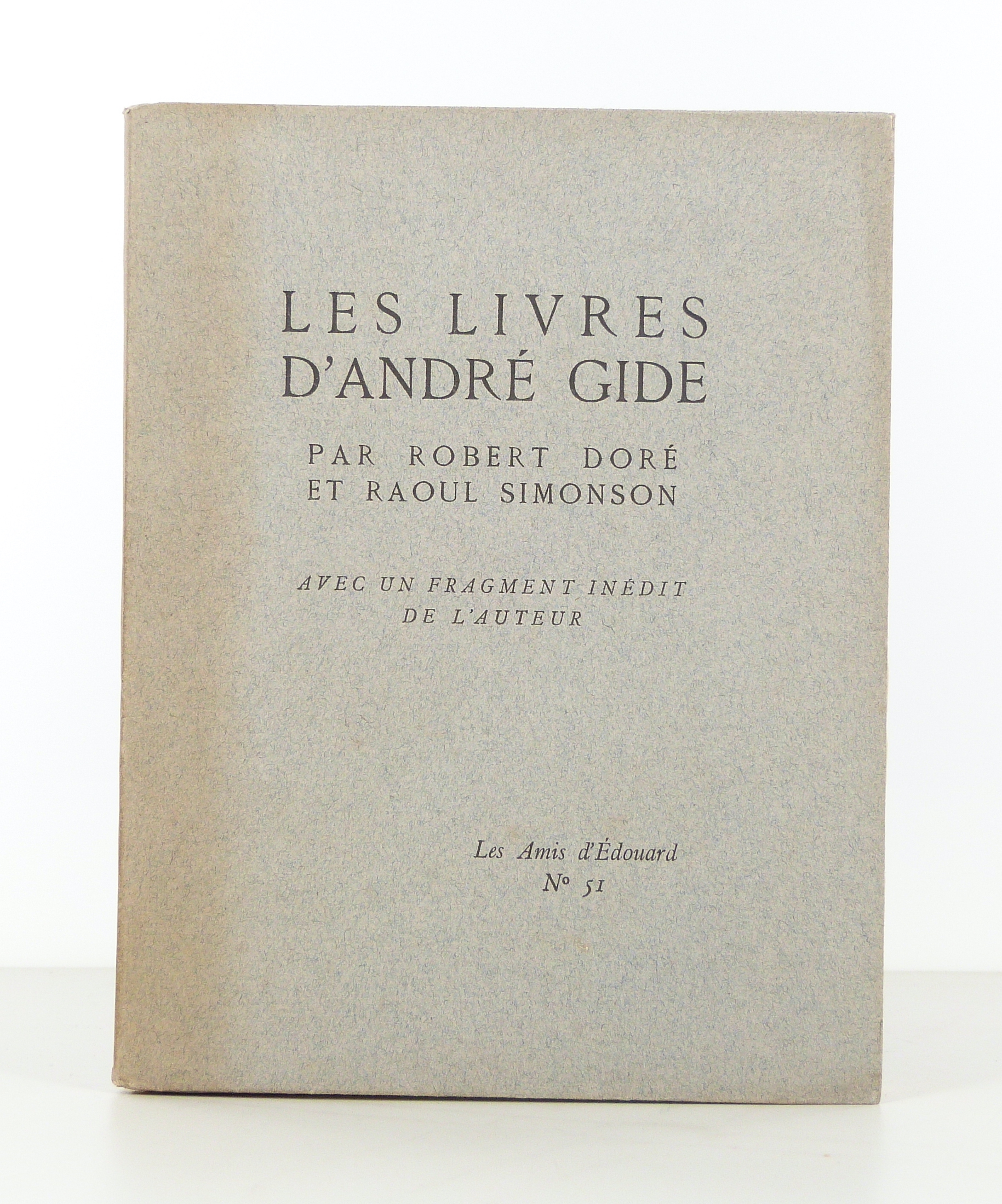 Les livres d'André Gide