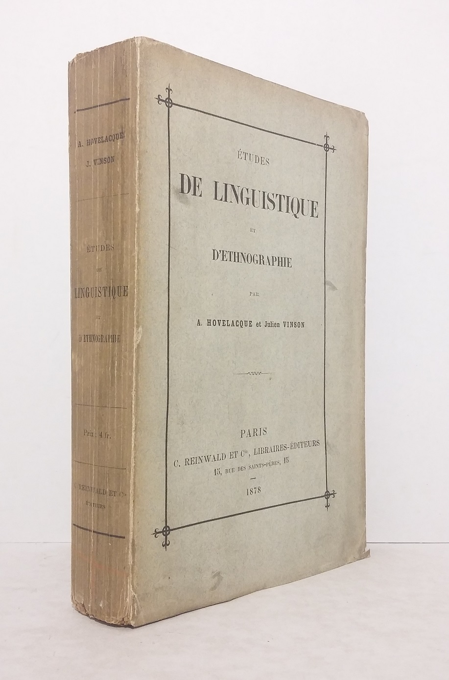 Etudes de linguistique et d'ethnographie