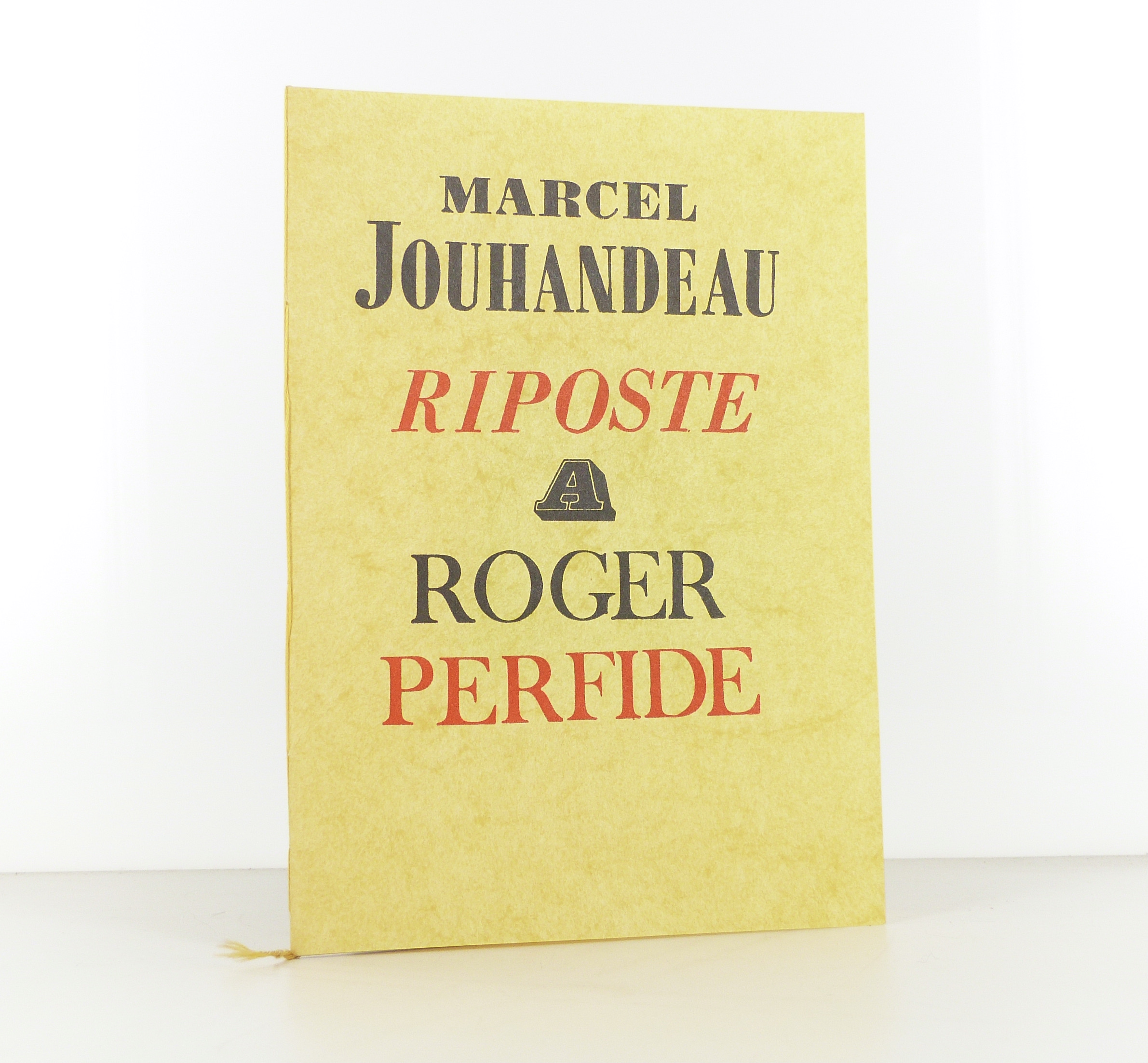 Riposte à Roger Perfide