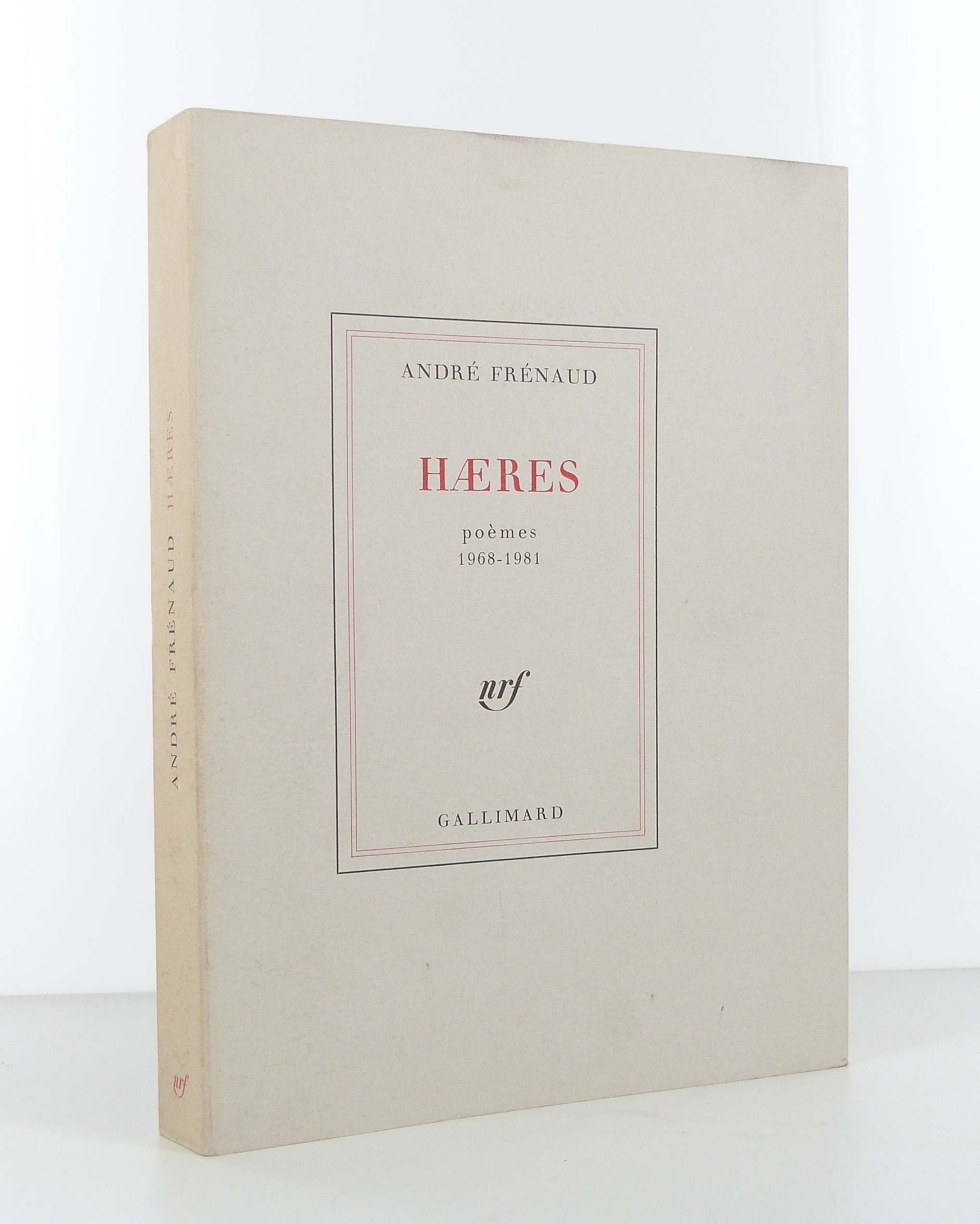 Haeres. Poèmes 1968-1981.