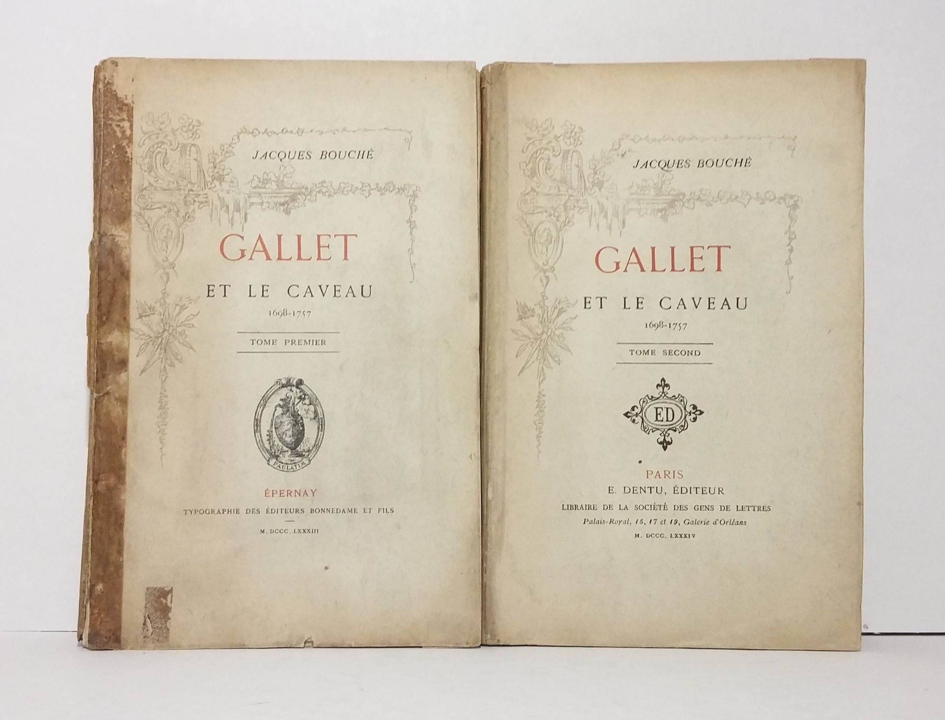 Gallet et le caveau (1698-1757) - Tomes 1 & 2