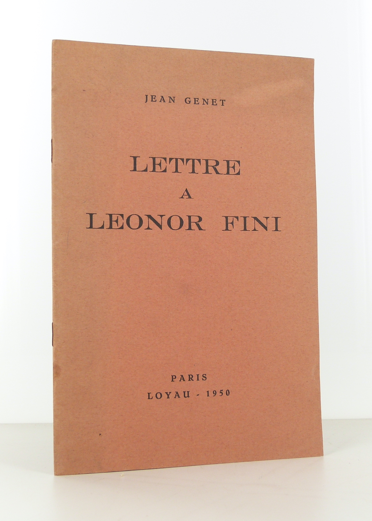 Lettre à Léonor Fini