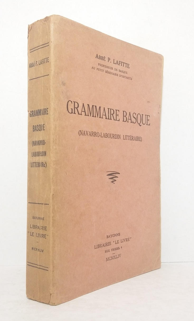 Grammaire basque (Navarro-Labourdin Littéraire)