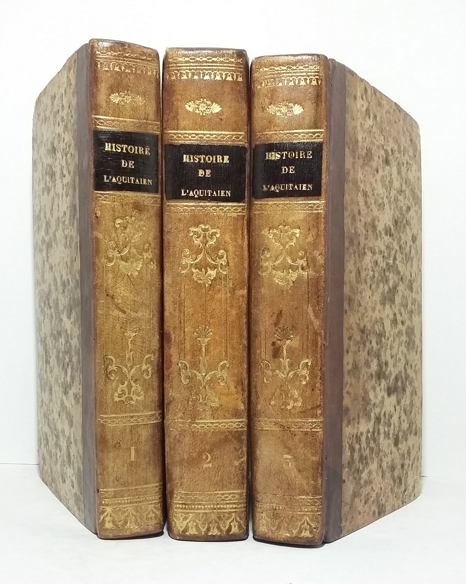 Histoire de France, ou l'Aquitaine depuis les Gaulois jusqu'à la fin du règne de Louis XVI - Tomes 1 à 3