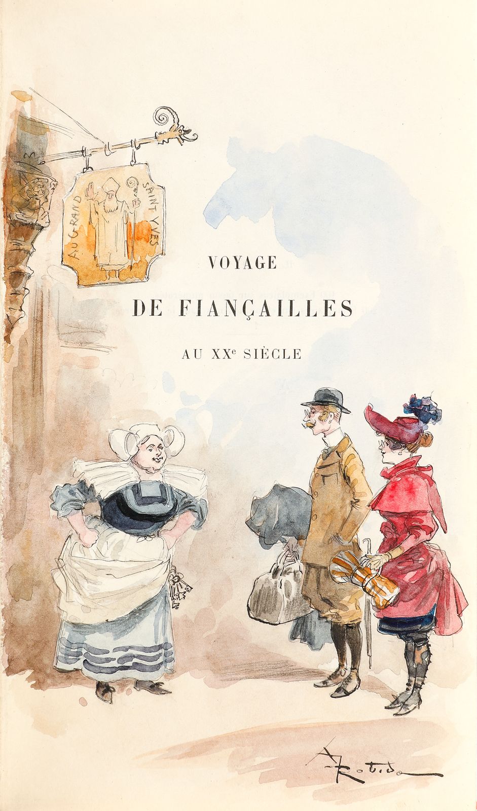 Voyage de fiançailles au XXe siècle.