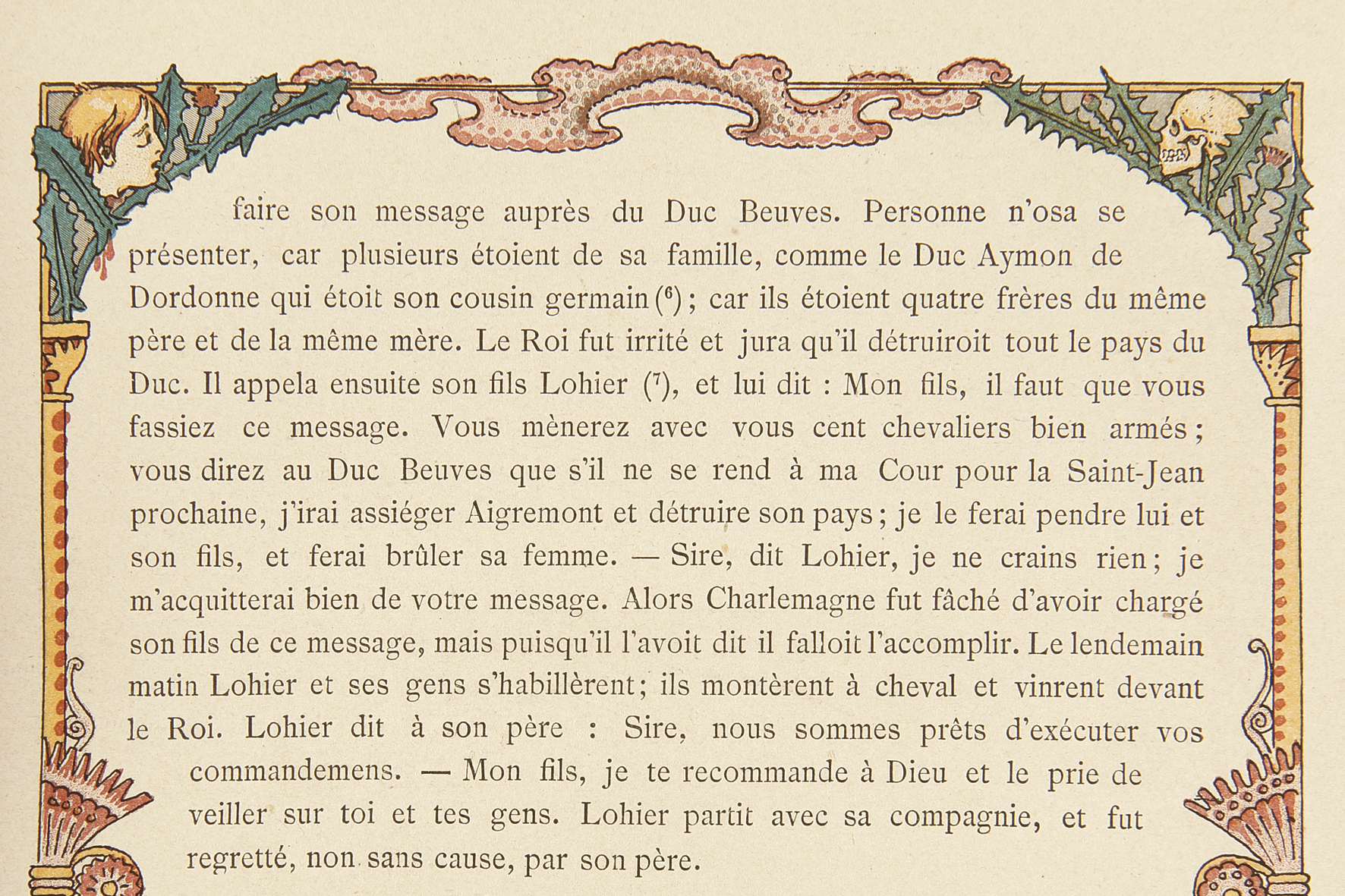 Histoire des Quatre Fils Aymon – Très Nobles et Très Vaillans Chevaliers.