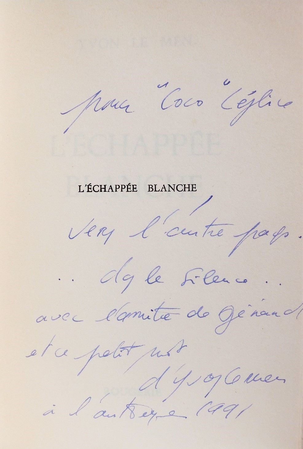 L' échappée blanche