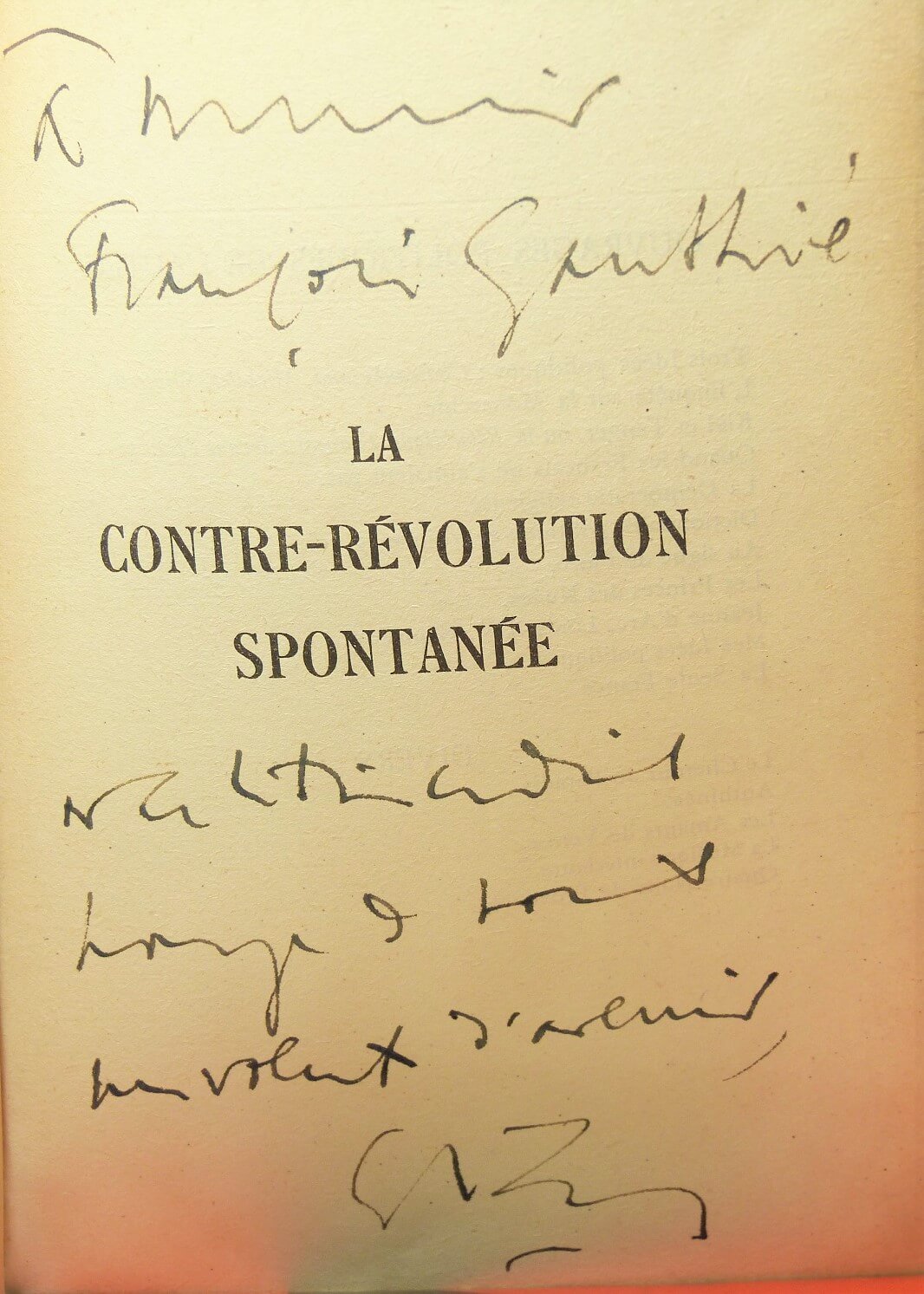 La contre-révolution spontanée