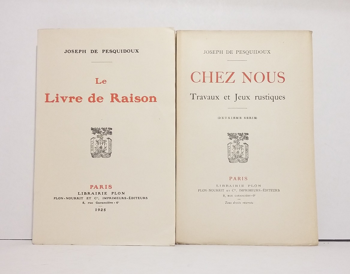 Le Livre de raison -  Chez nous : Travaux et Jeux rustiques (2e série)