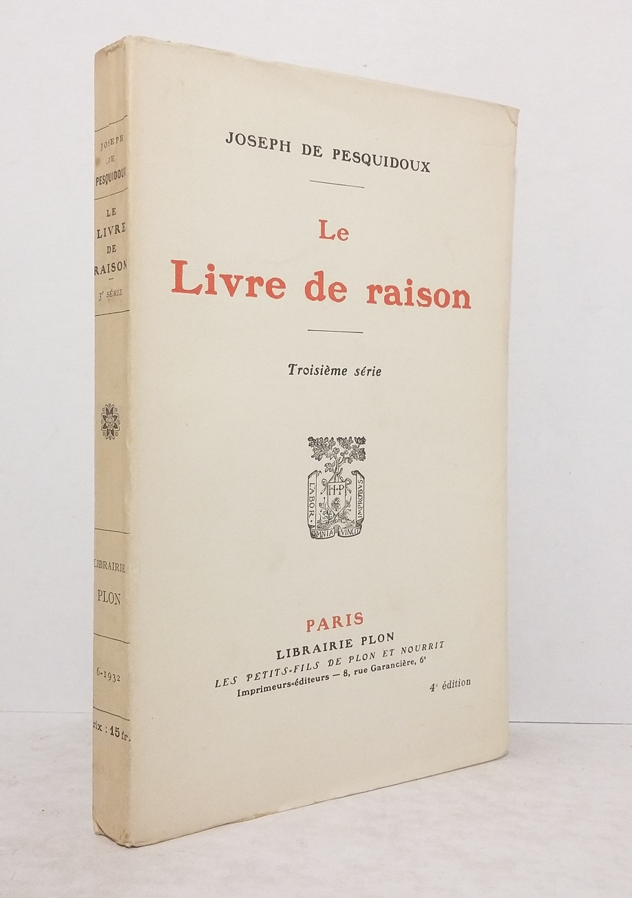 Le Livre de raison - Troisième série