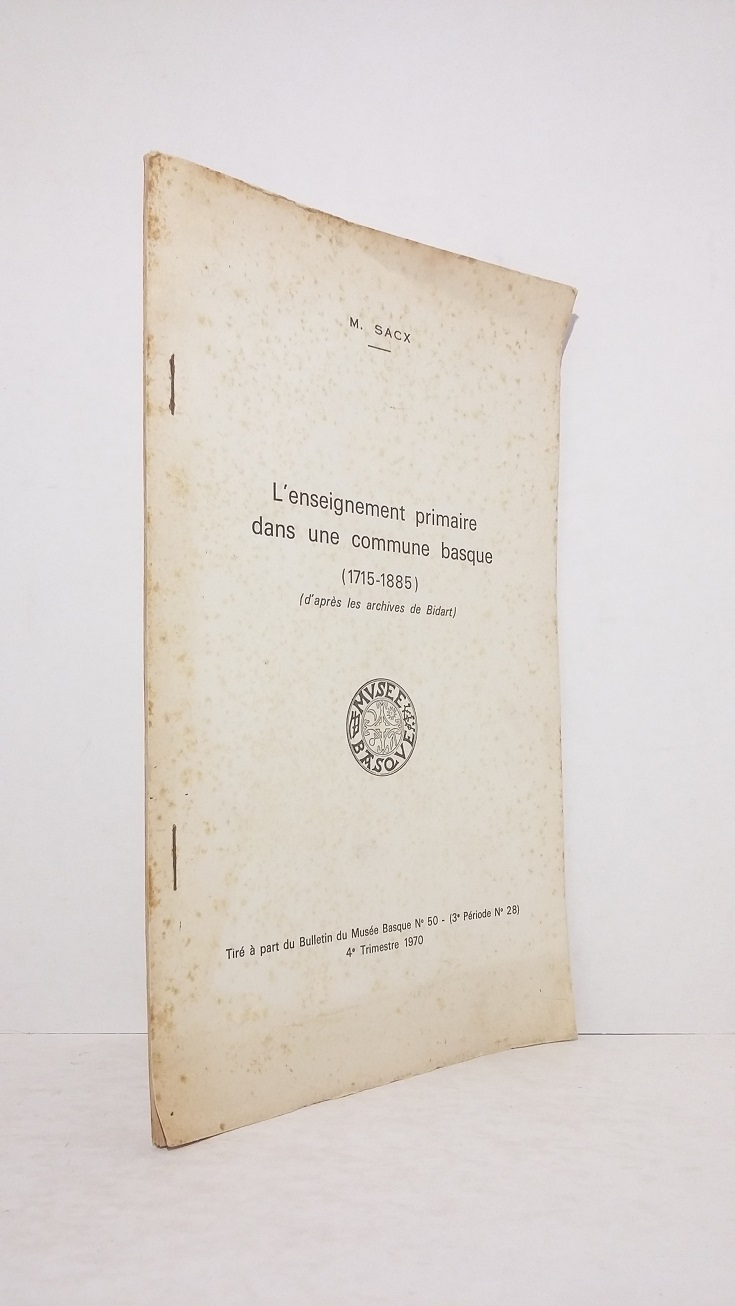 L'enseignement primaire dans une commune basque (1715-1885)