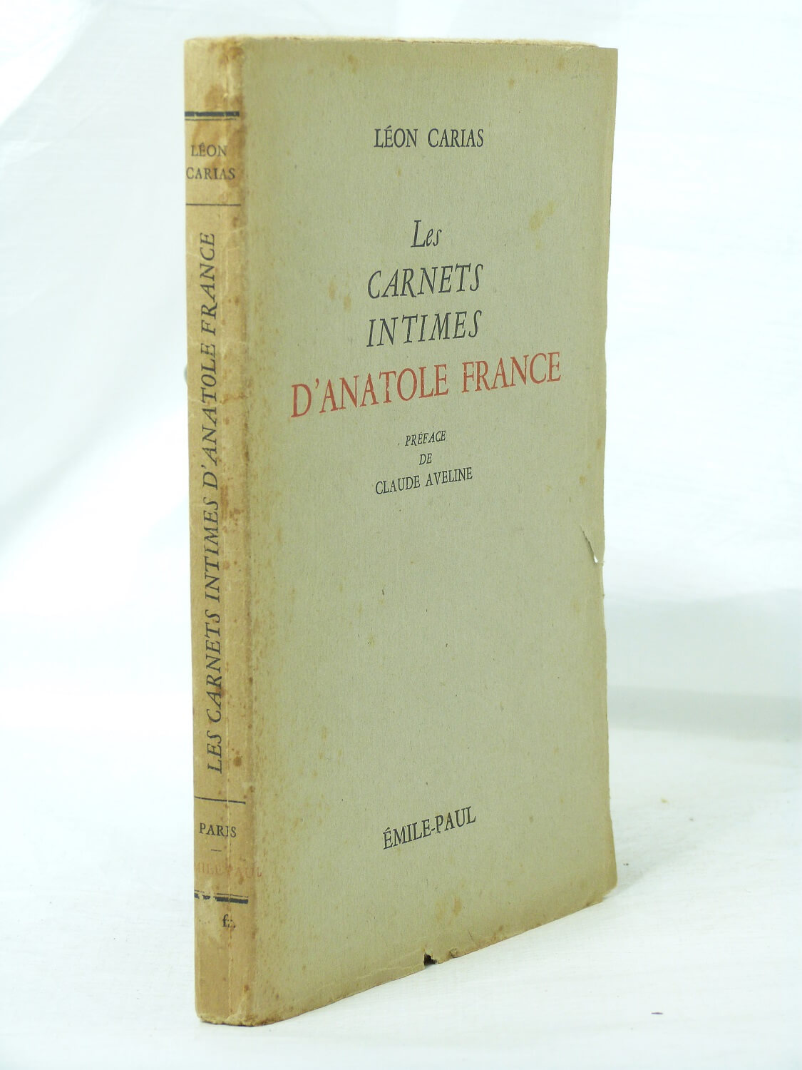 Les carnets intimes d' Anatole France