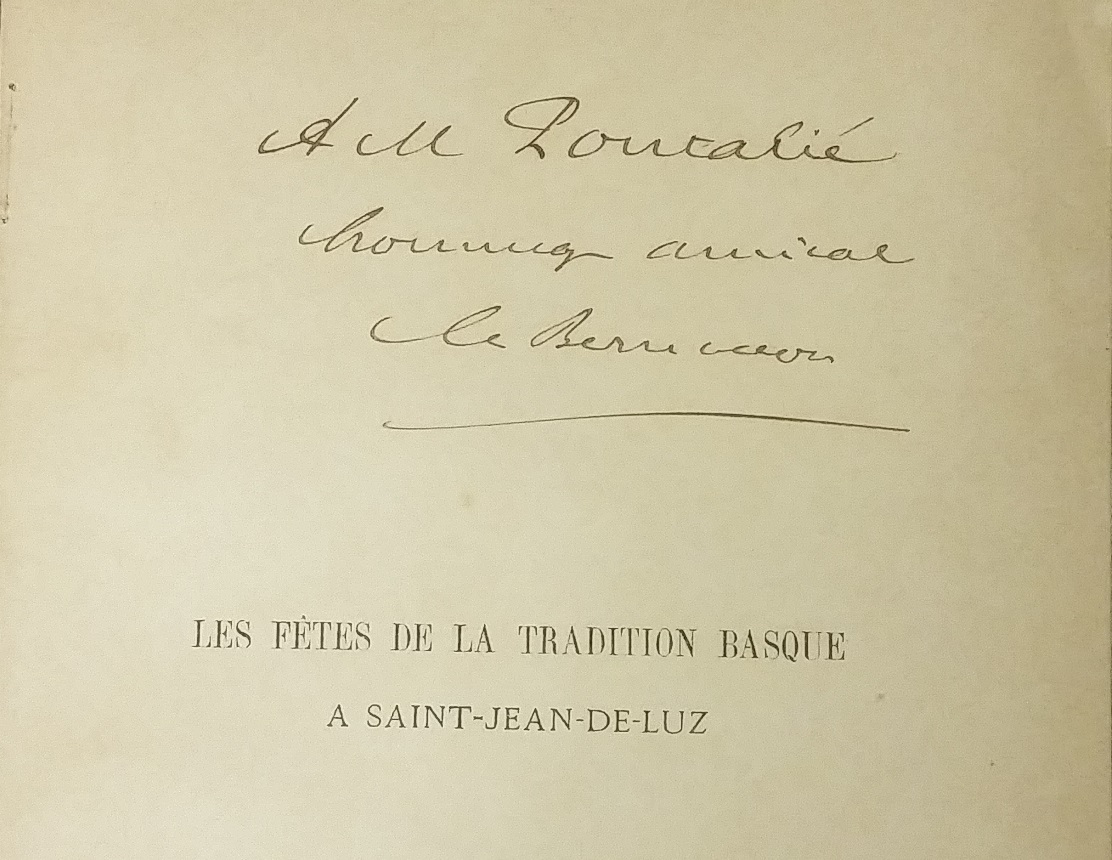 Les fêtes de la tradition basque à Saint-Jean-de-Luz, Août et Septembre 1897