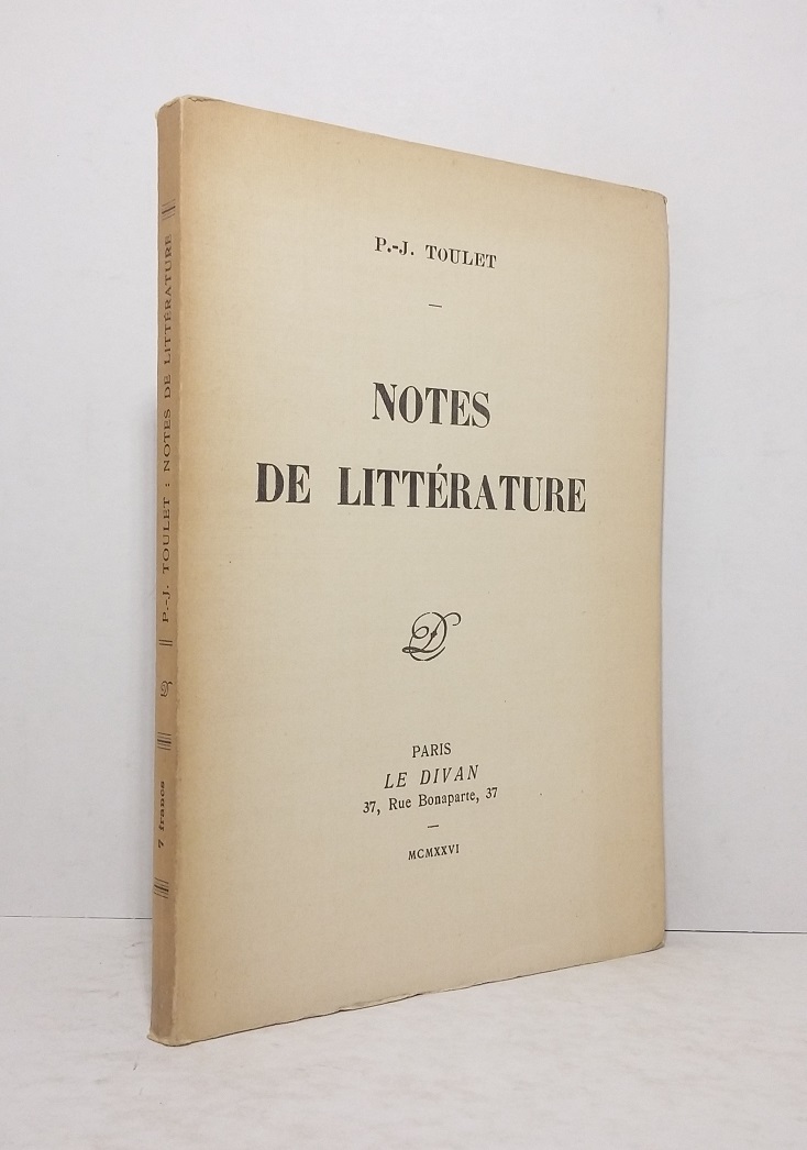 Notes de littérature