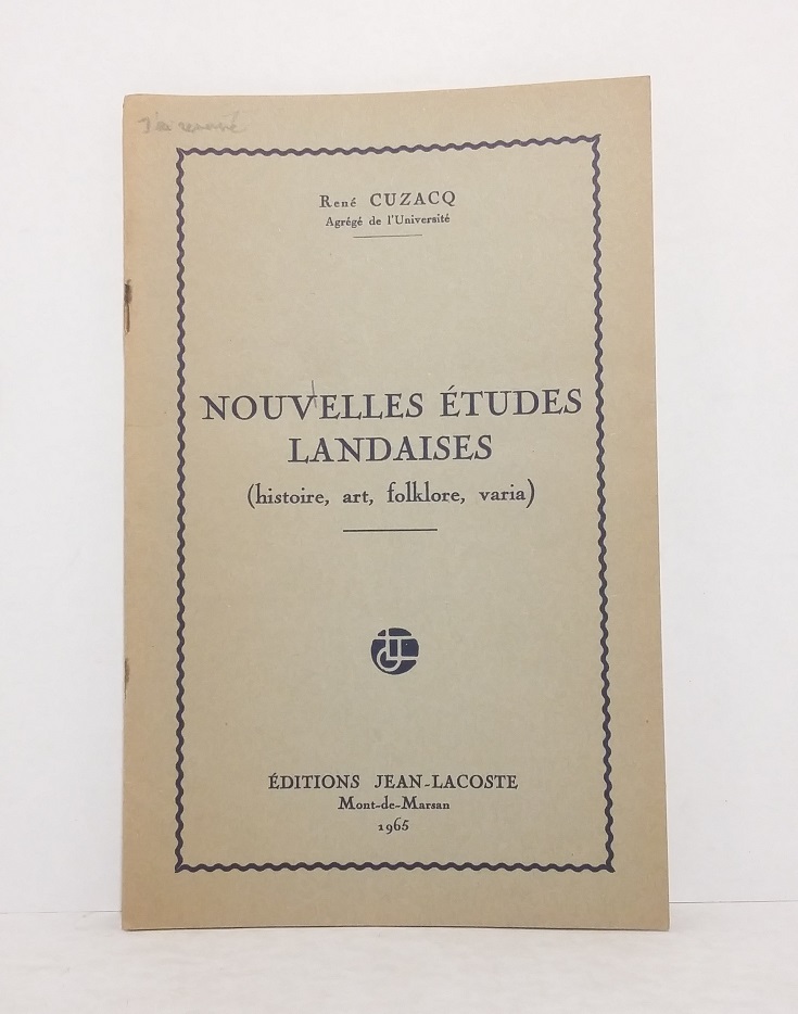 Notes manuscrites de l'auteur dans le texte et, sur la couverture, la mention : "j'ai remanié"