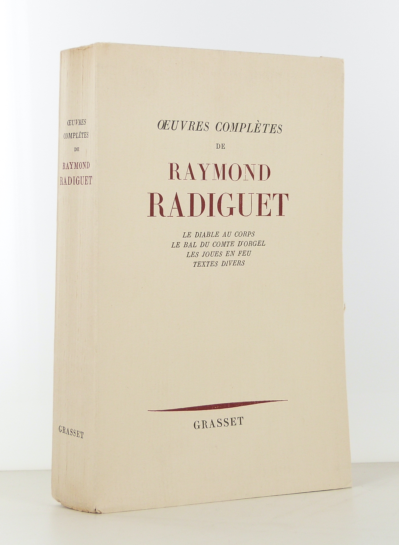 Oeuvres complètes de Raymond Radiguet