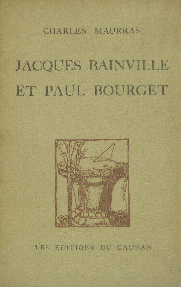 Jacques Bainville et Paul Bourget