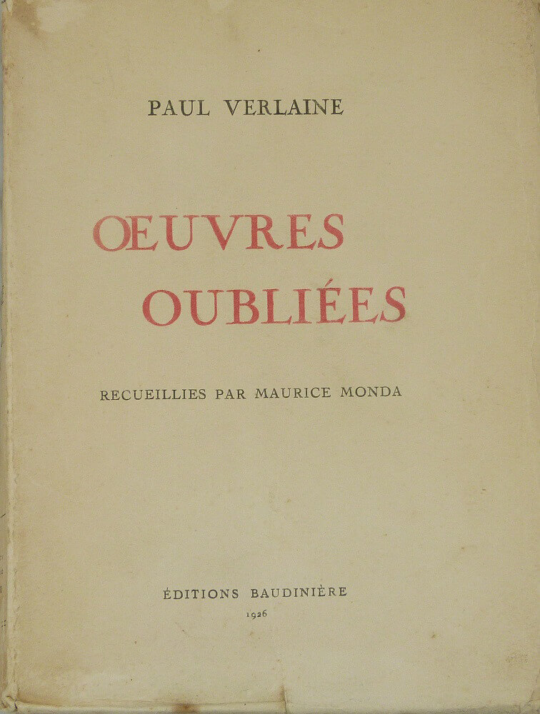 Oeuvres oubliées