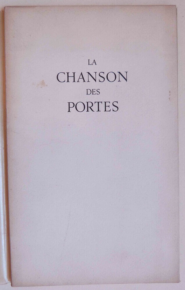 La chanson des portes