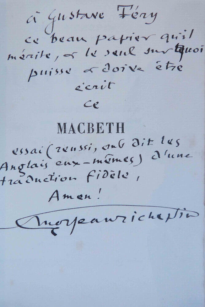 Macbeth de Shakespeare.