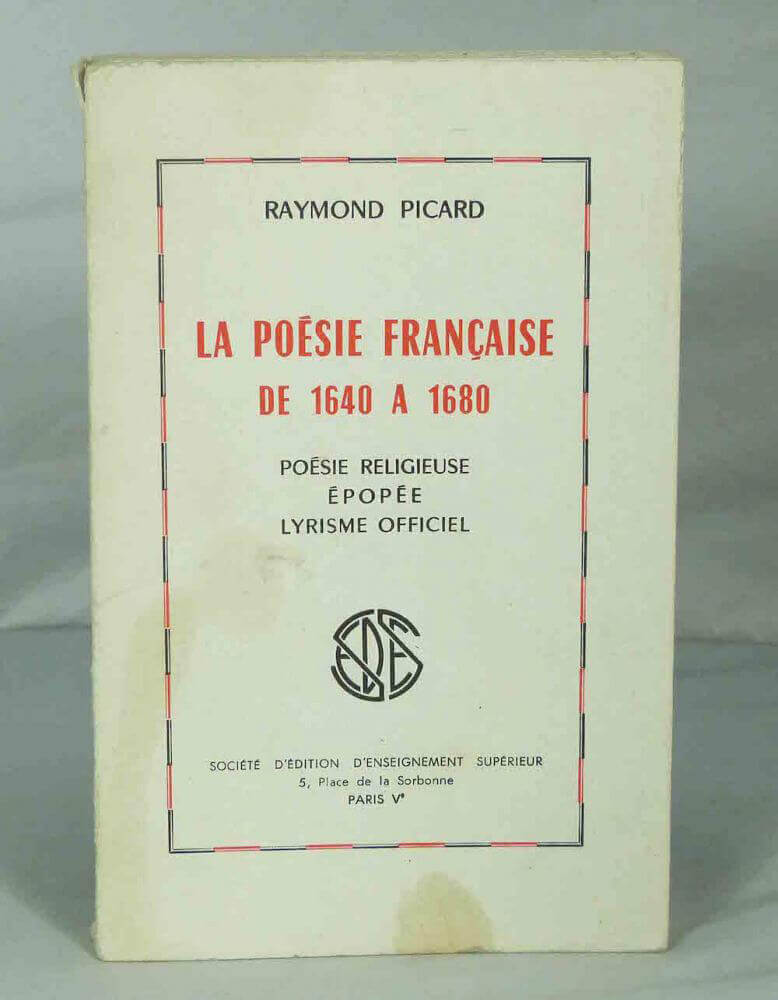 La poésie française de 1640 à 1680