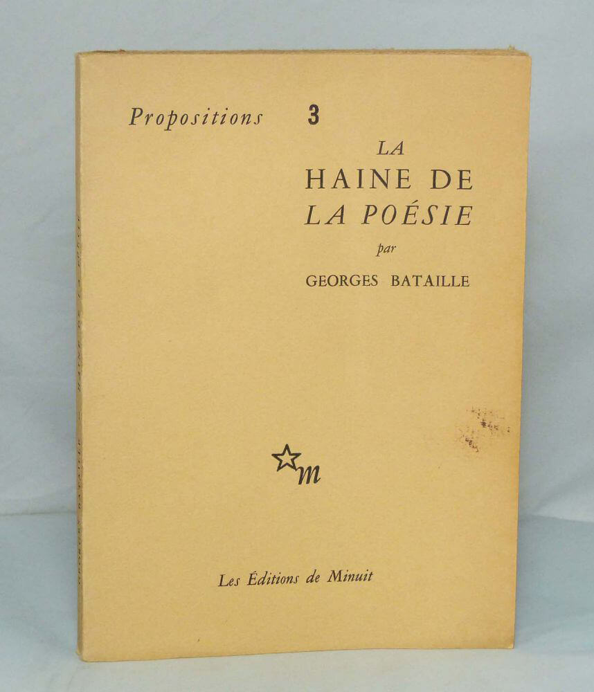 La haine de la poésie