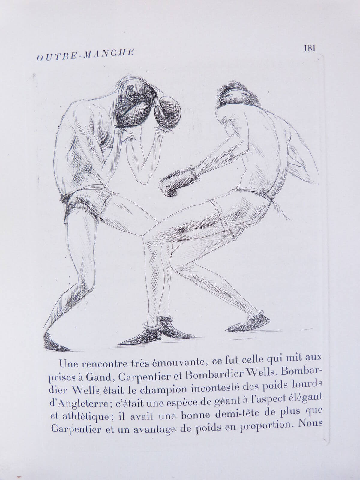 Tableau de la boxe