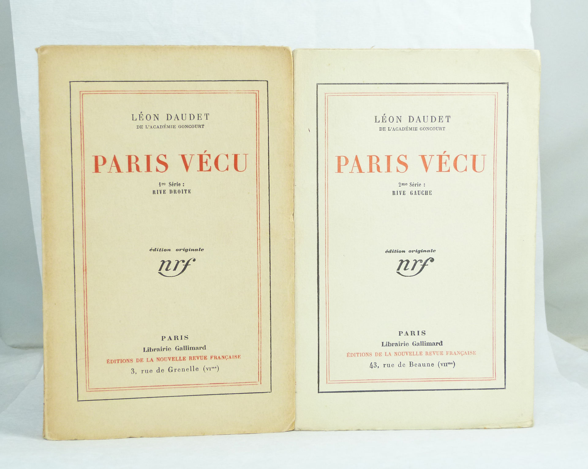 Paris vécu.