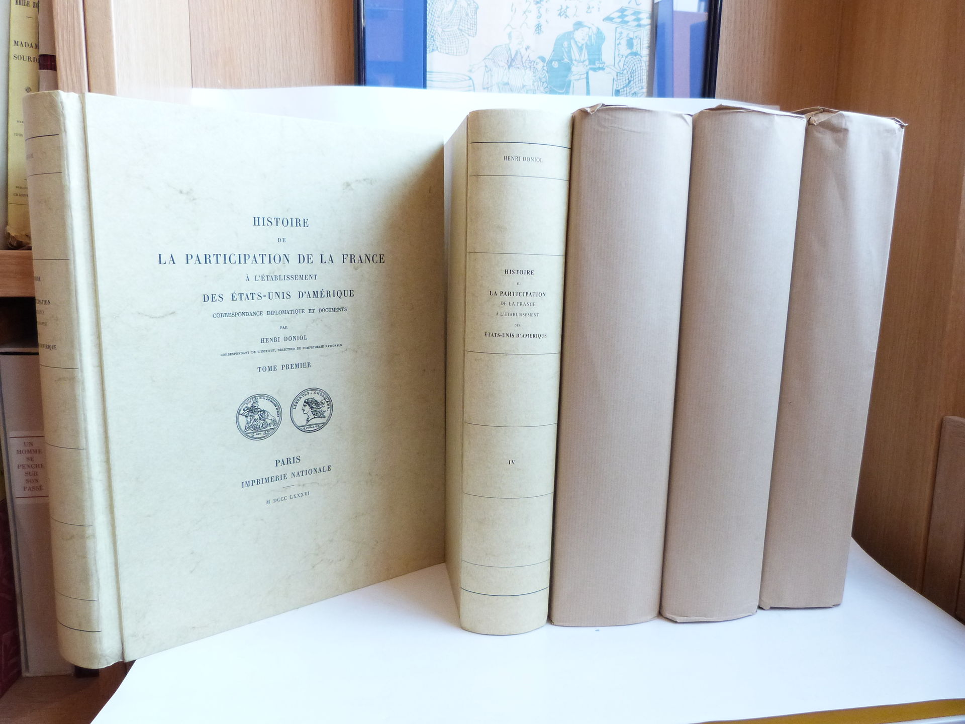 Histoire de la participation de la France à l'établissement des Etats-Unis d'Amérique.