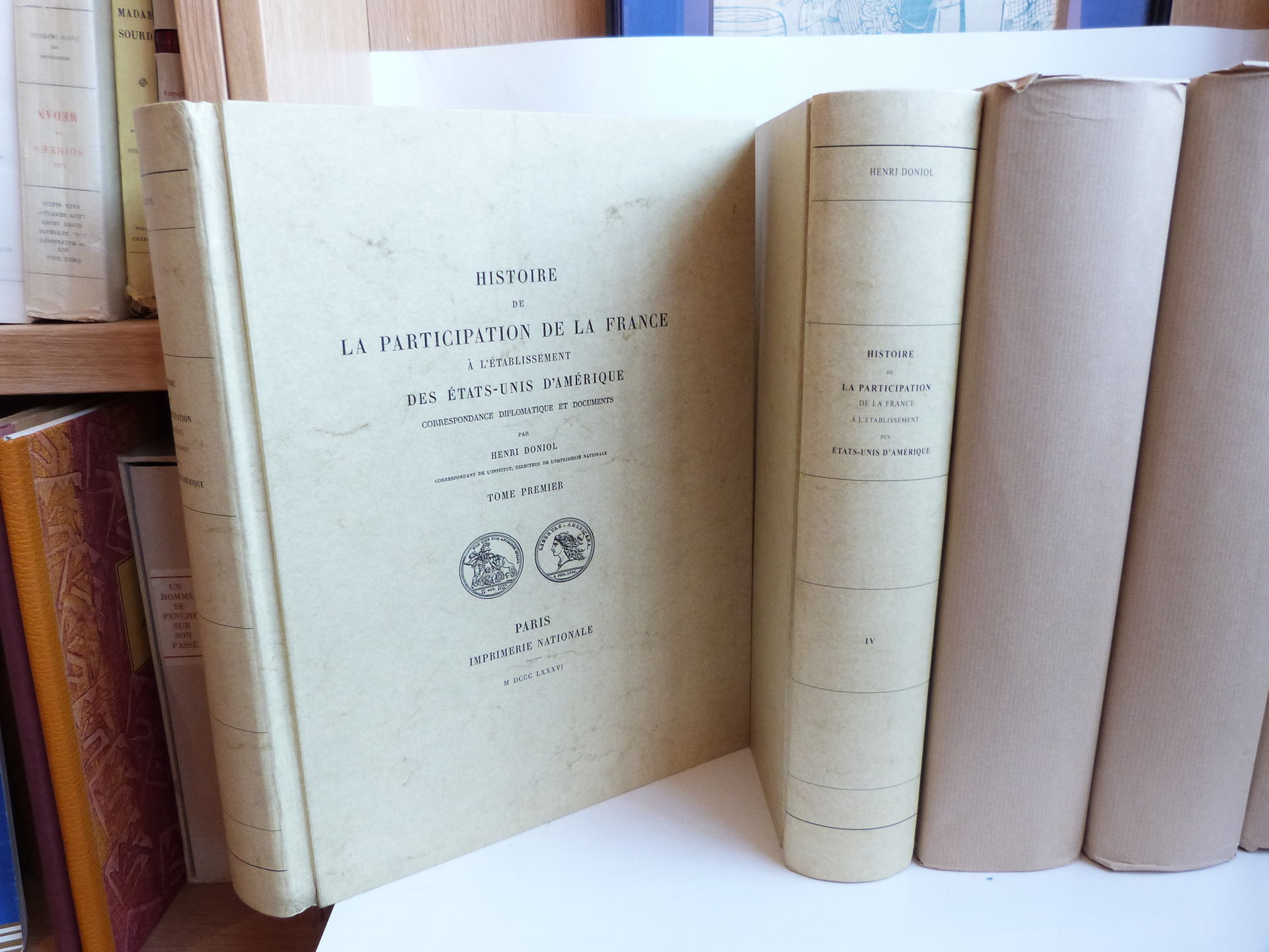 Histoire de la participation de la France à l'établissement des Etats-Unis d'Amérique.