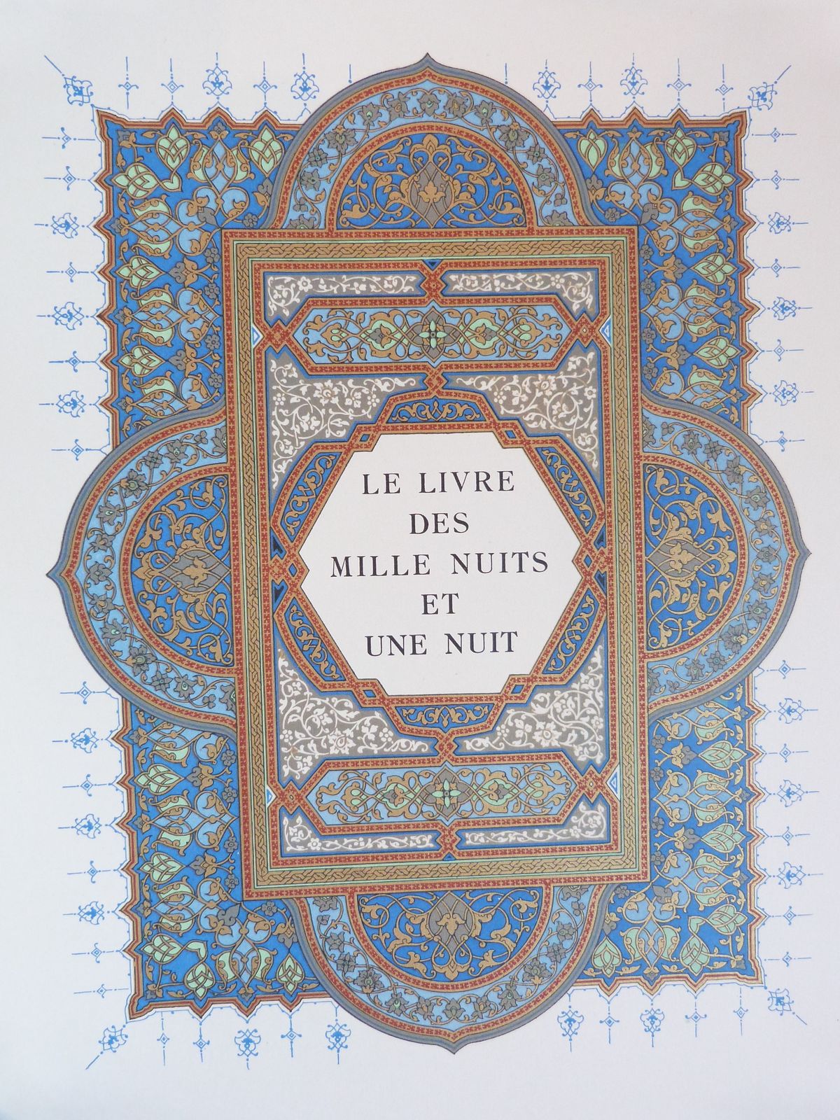 Le livre des Mille Nuits et une nuit