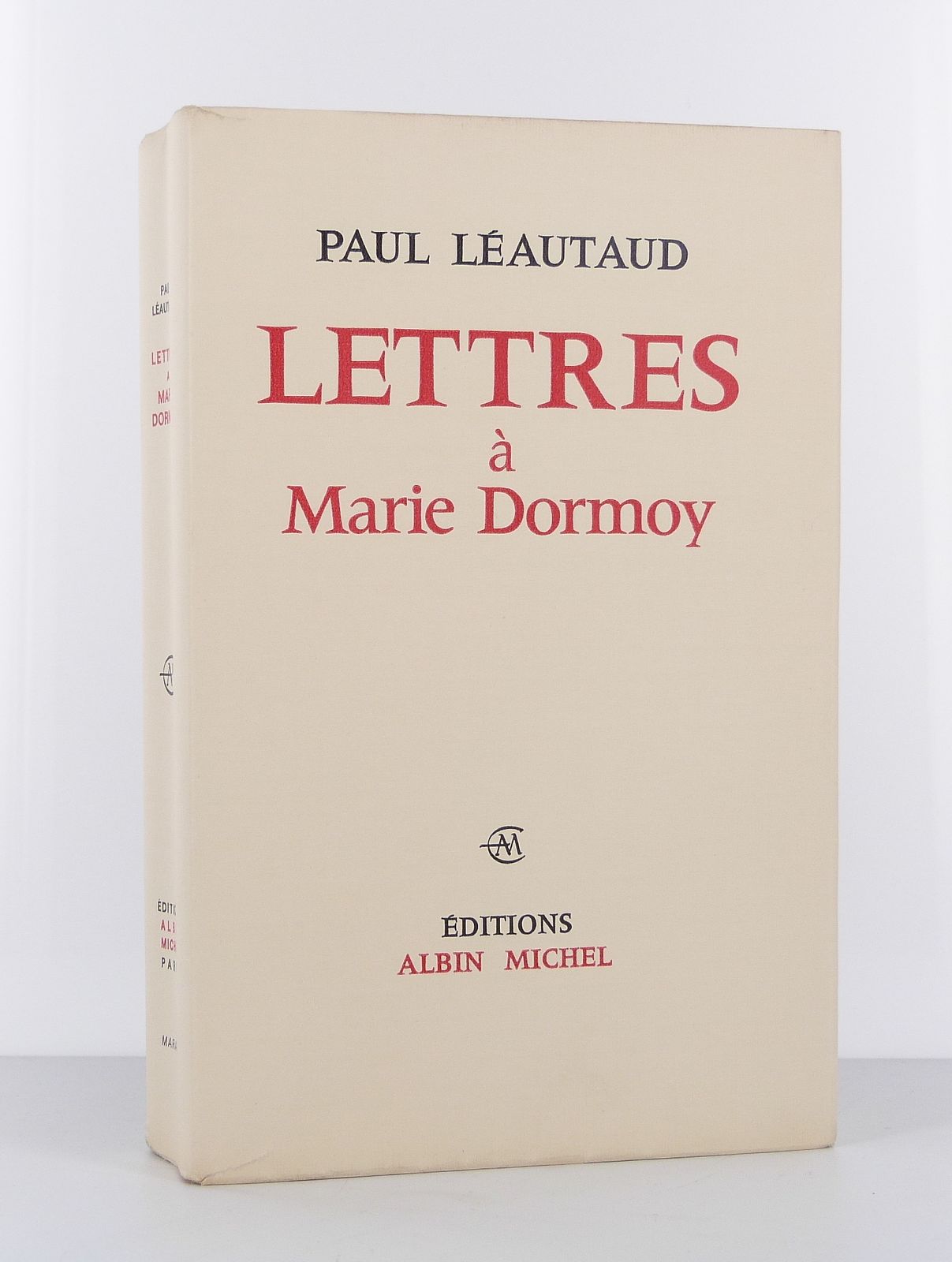 Lettres à Marie Dormoy