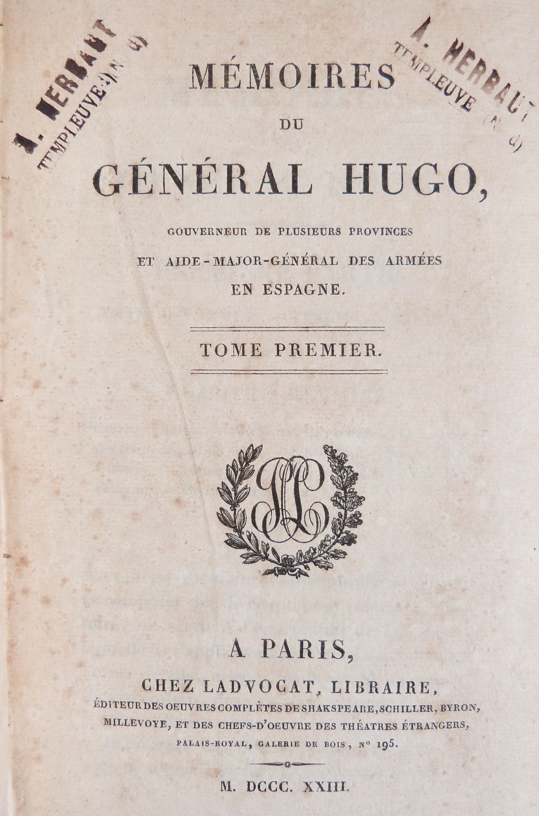 Mémoires du général Hugo