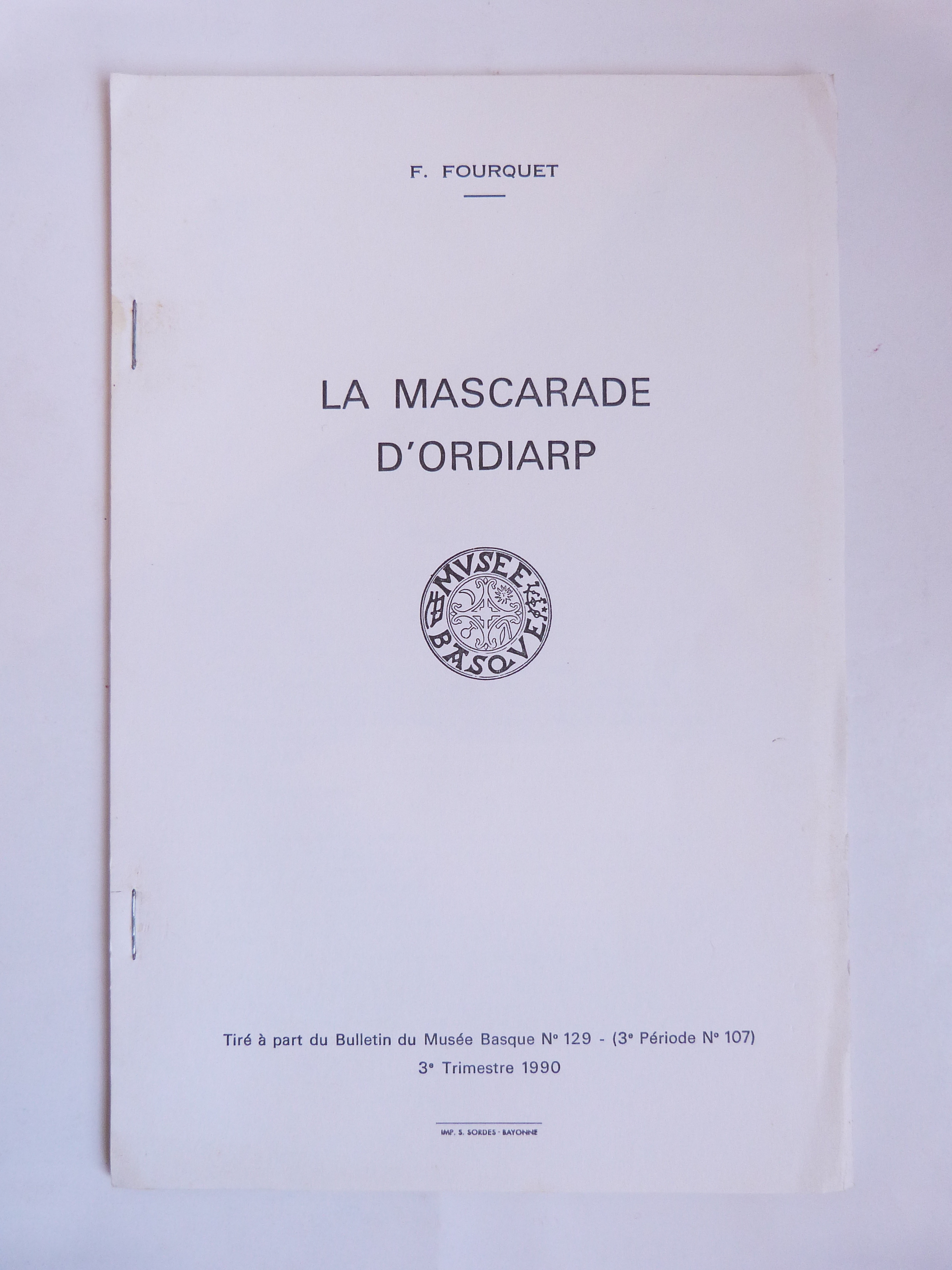 La mascarade d'Ordiarp