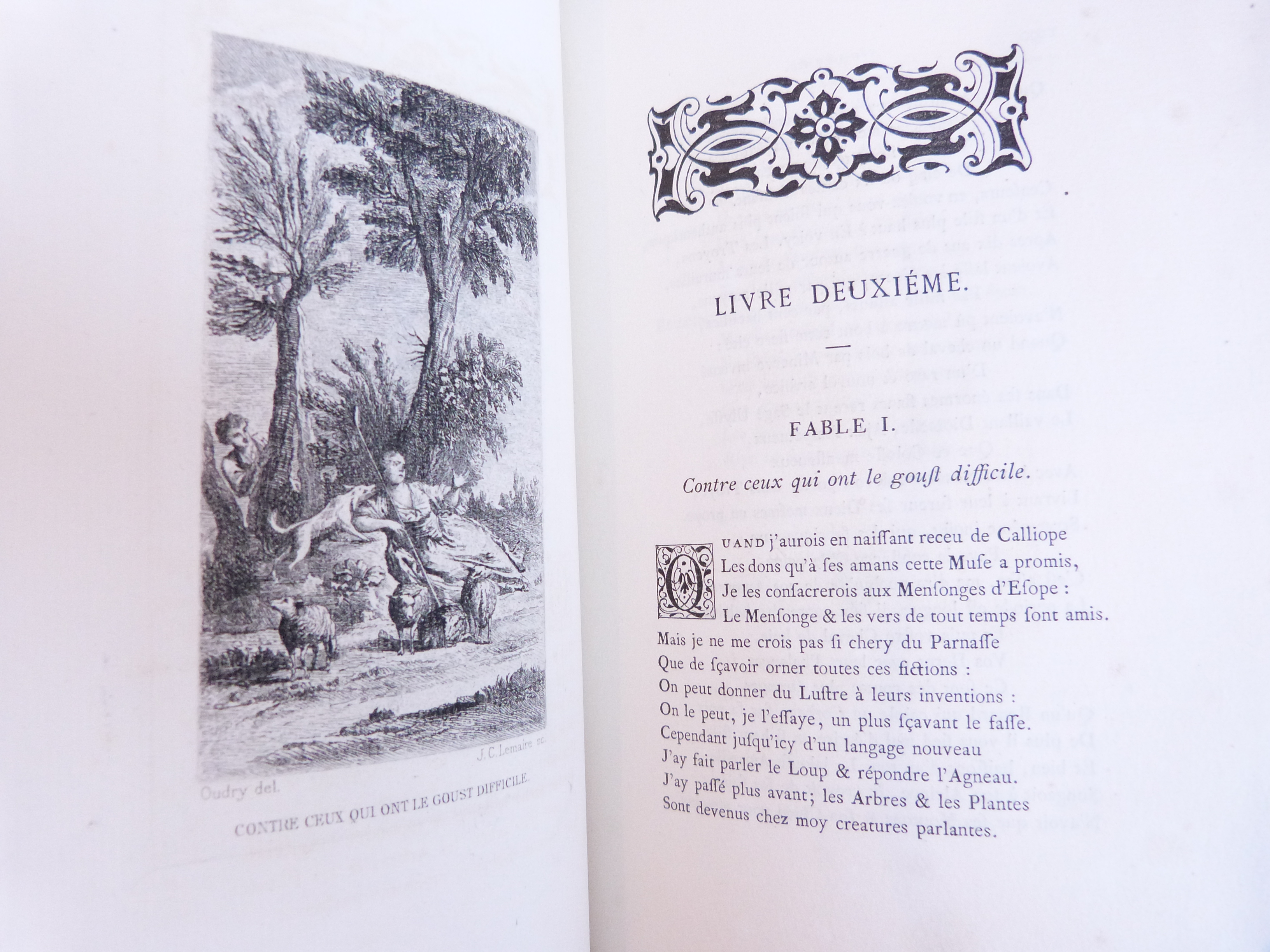 Oeuvres de Jean de La Fontaine d'après les textes originaux