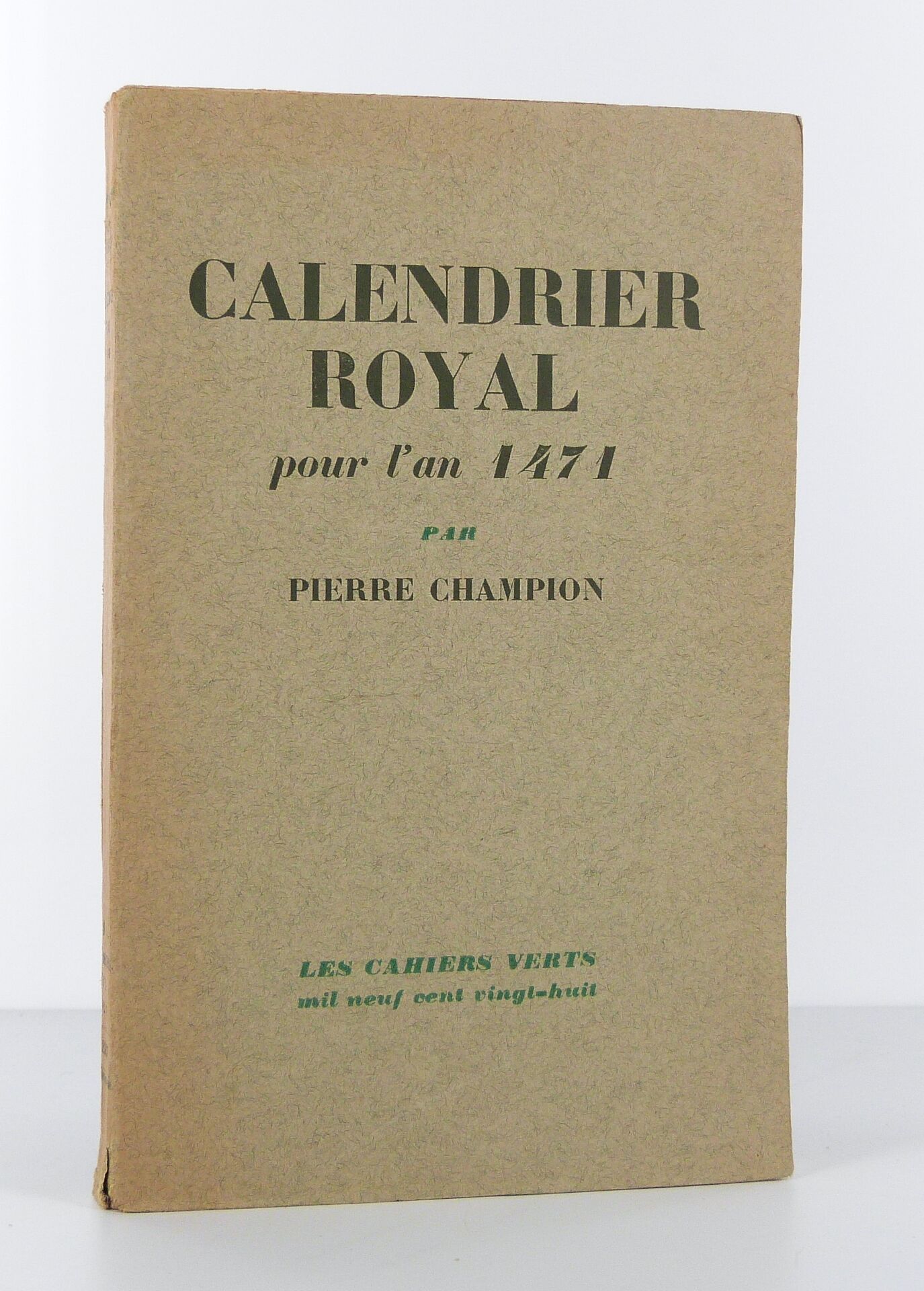 Calendrier Royal pour l'an 1471.