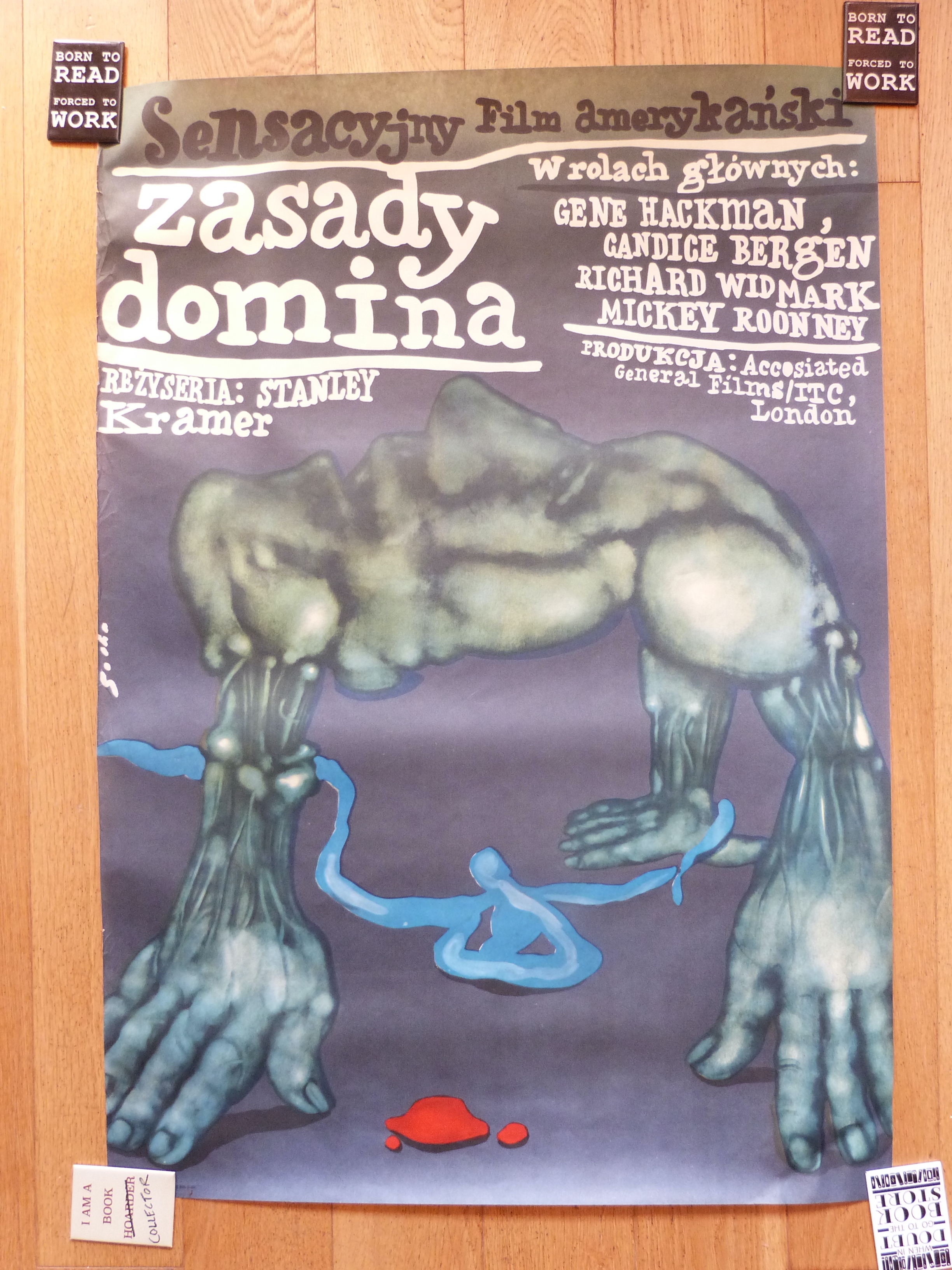 Affiche de cinéma polonaise : Zasady domina