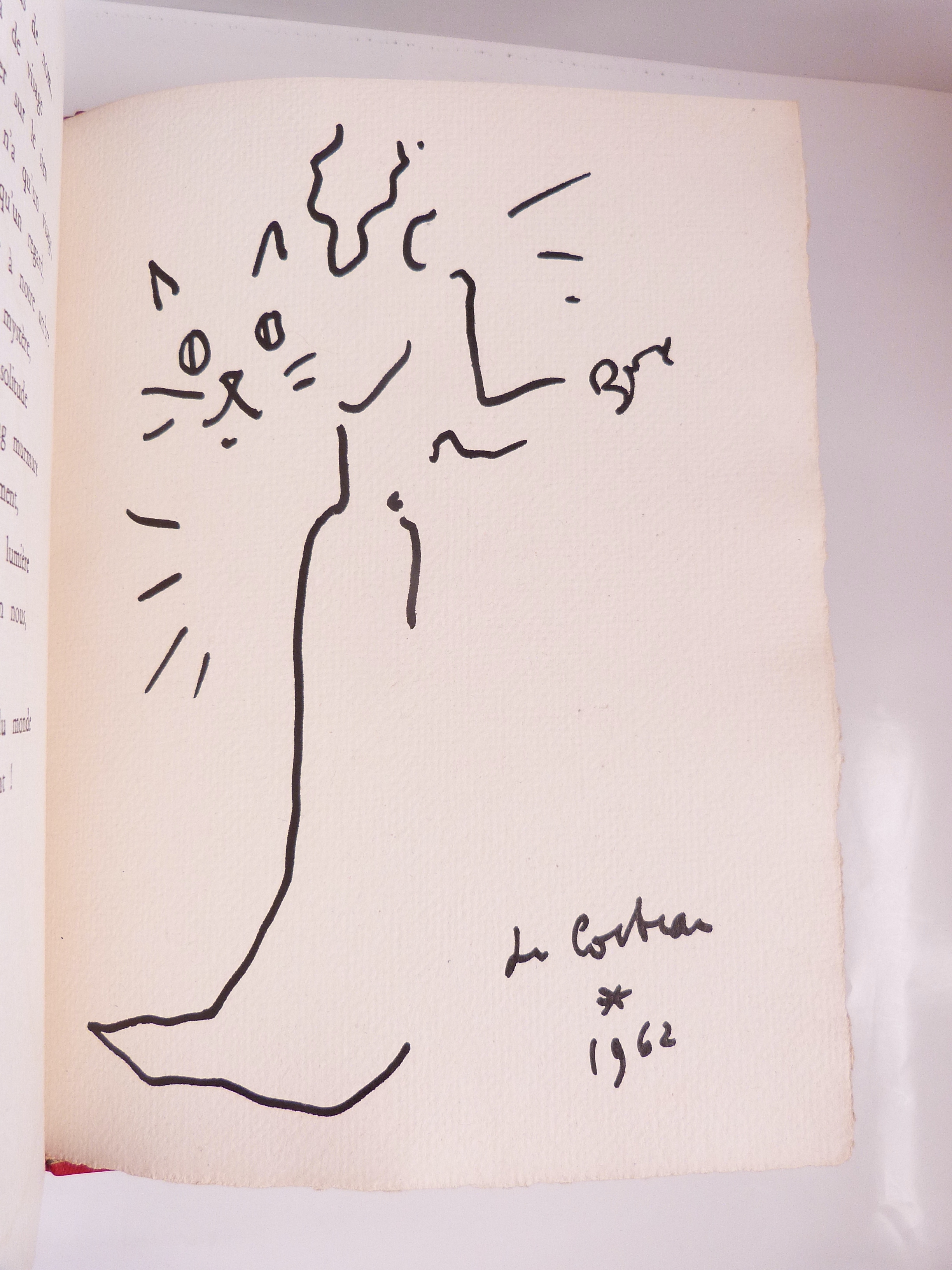 La Dame aux Chats. Poème illustré par Jean Cocteau.