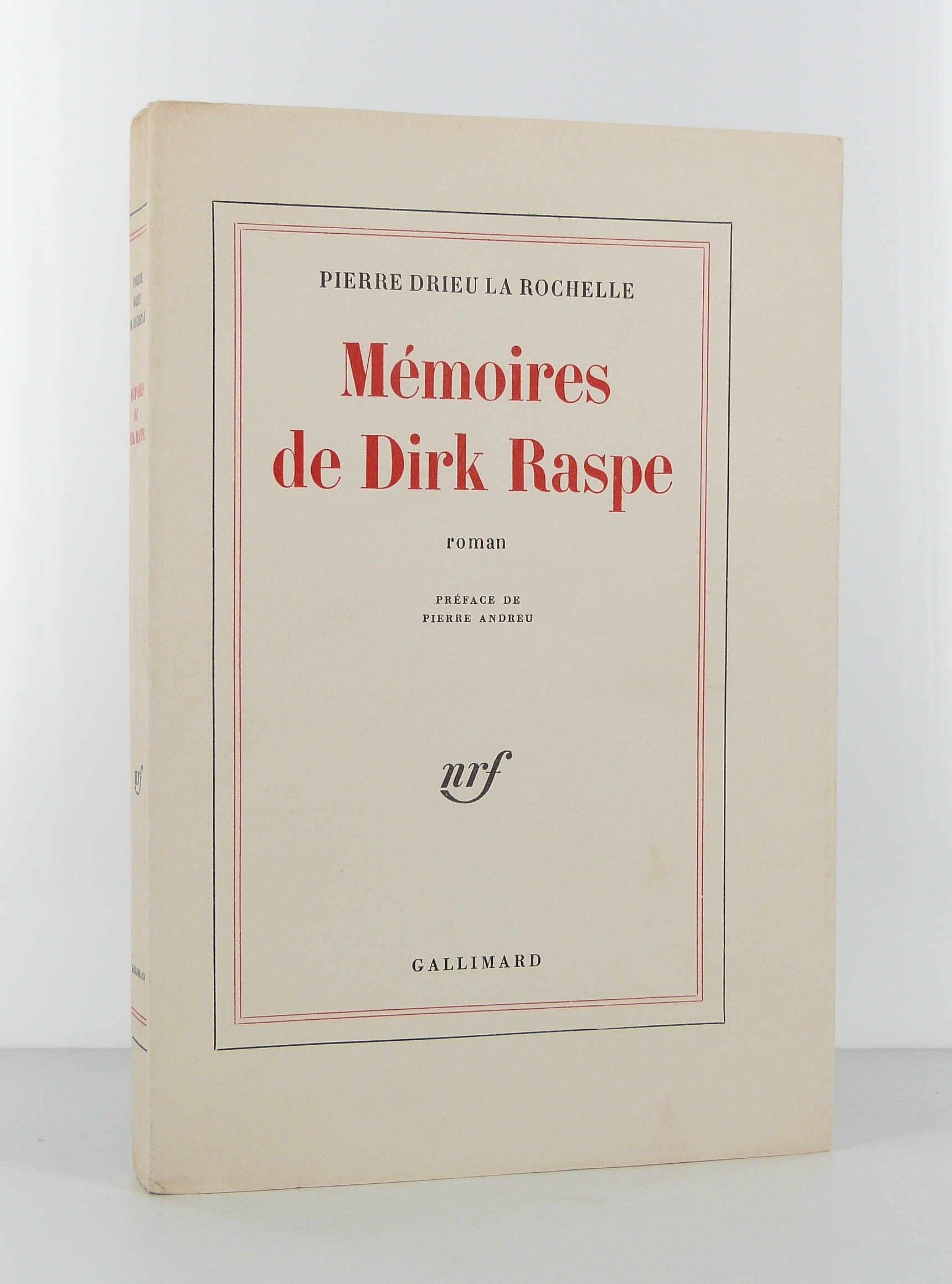 Mémoires de Dirk Raspe