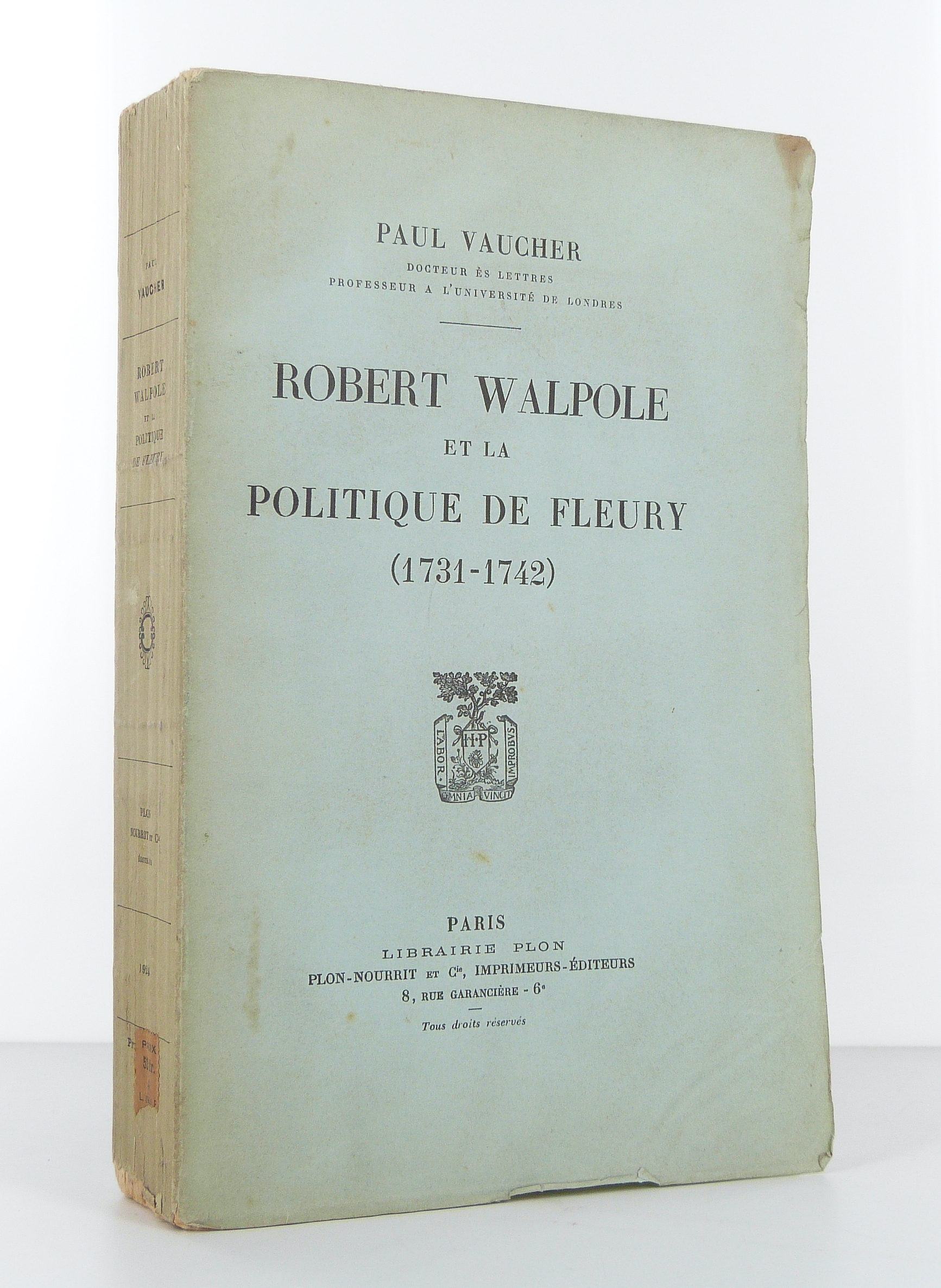 Robert Walpole et la politique de Fleury (1731-1742)