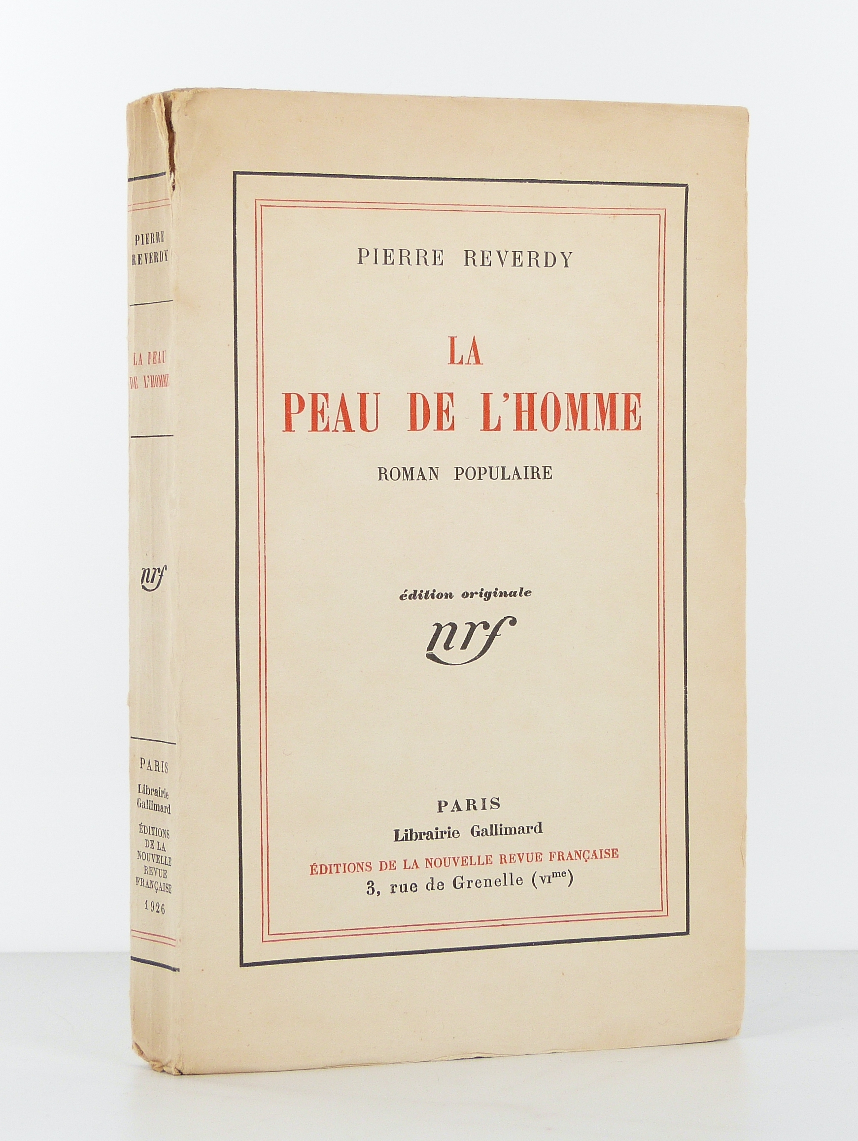 La peau de l'Homme, roman populaire. 