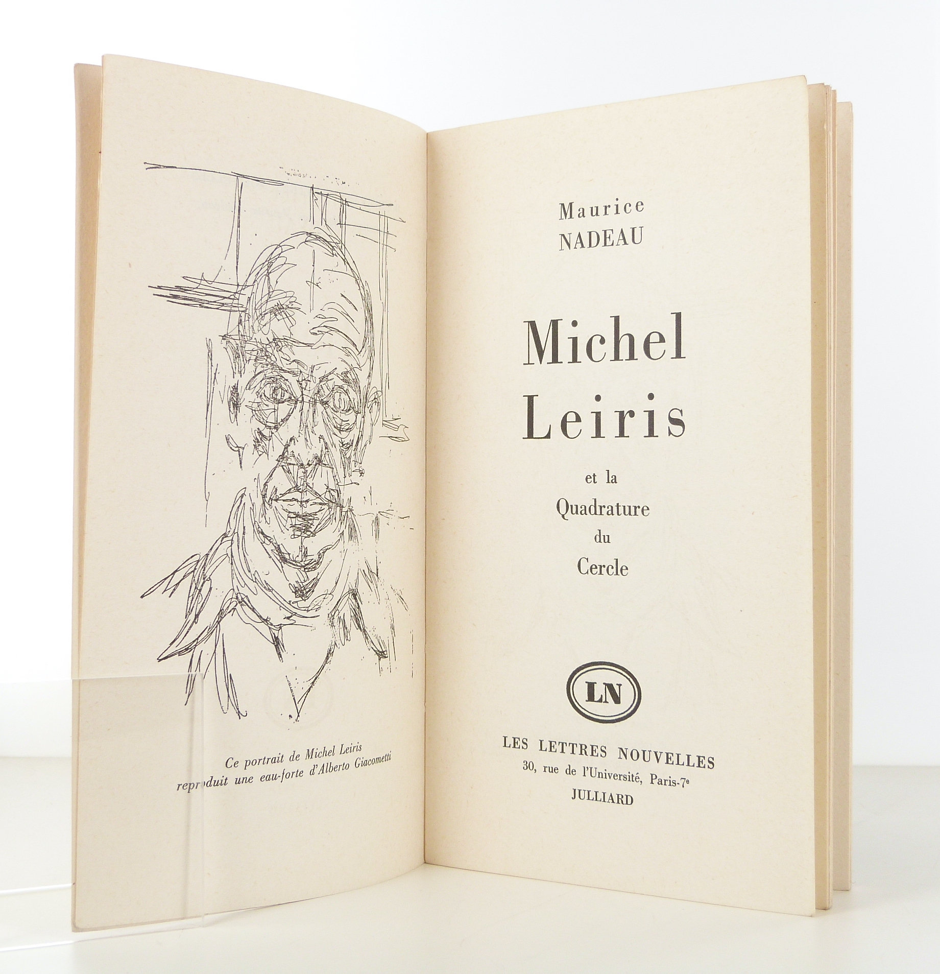 Michel Leiris et la Quadrature du Cercle