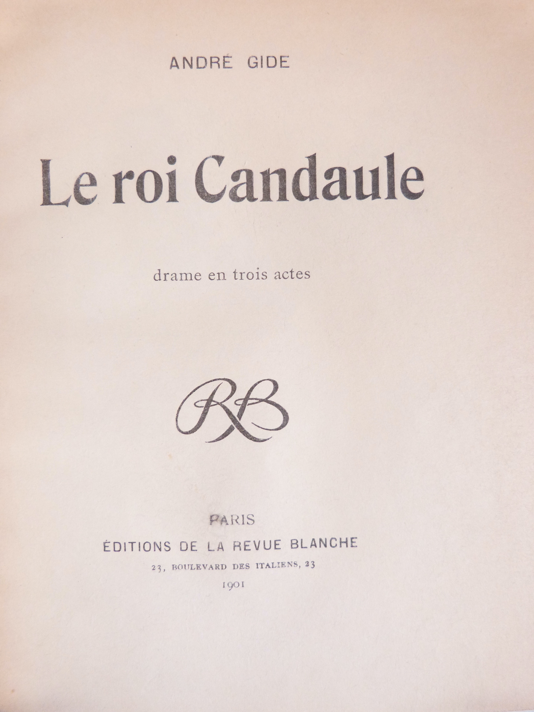 Le roi Candaule