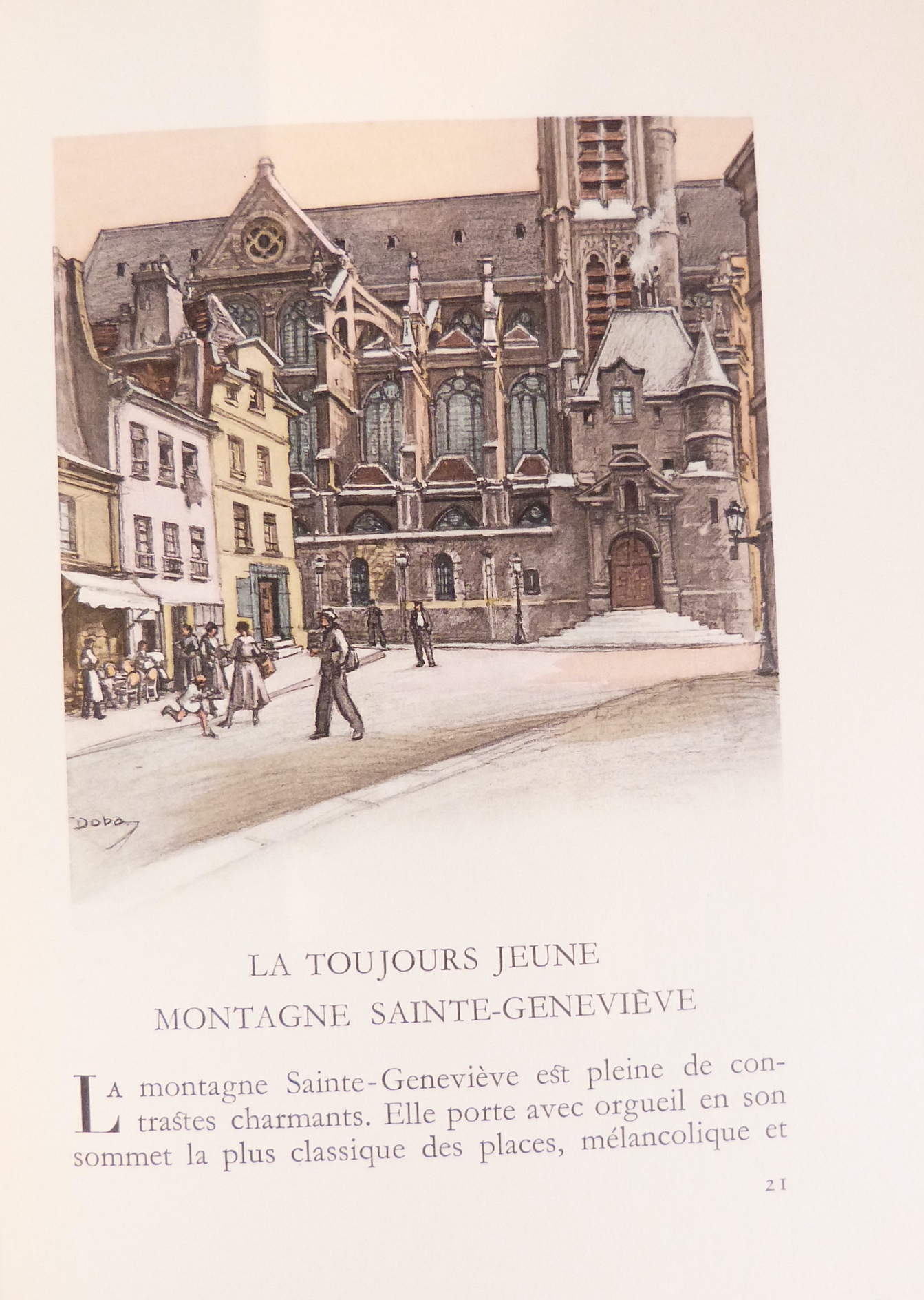 Le Charme de Paris. Jardins, Quais et Fontaines. Églises et Vieux Logis. Monuments.