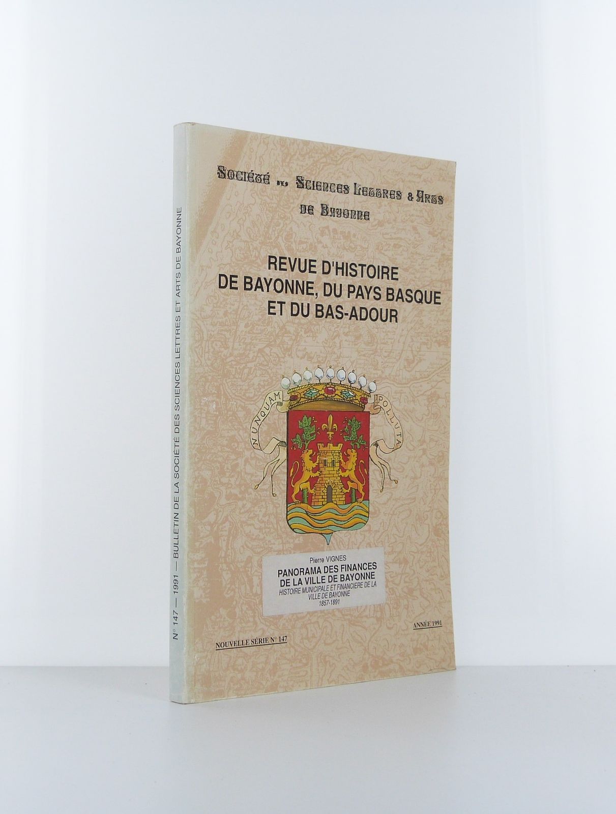 Panorama des finances de la ville de Bayonne : Histoire municipale et financière de la ville de Bayonne (1857-1891)